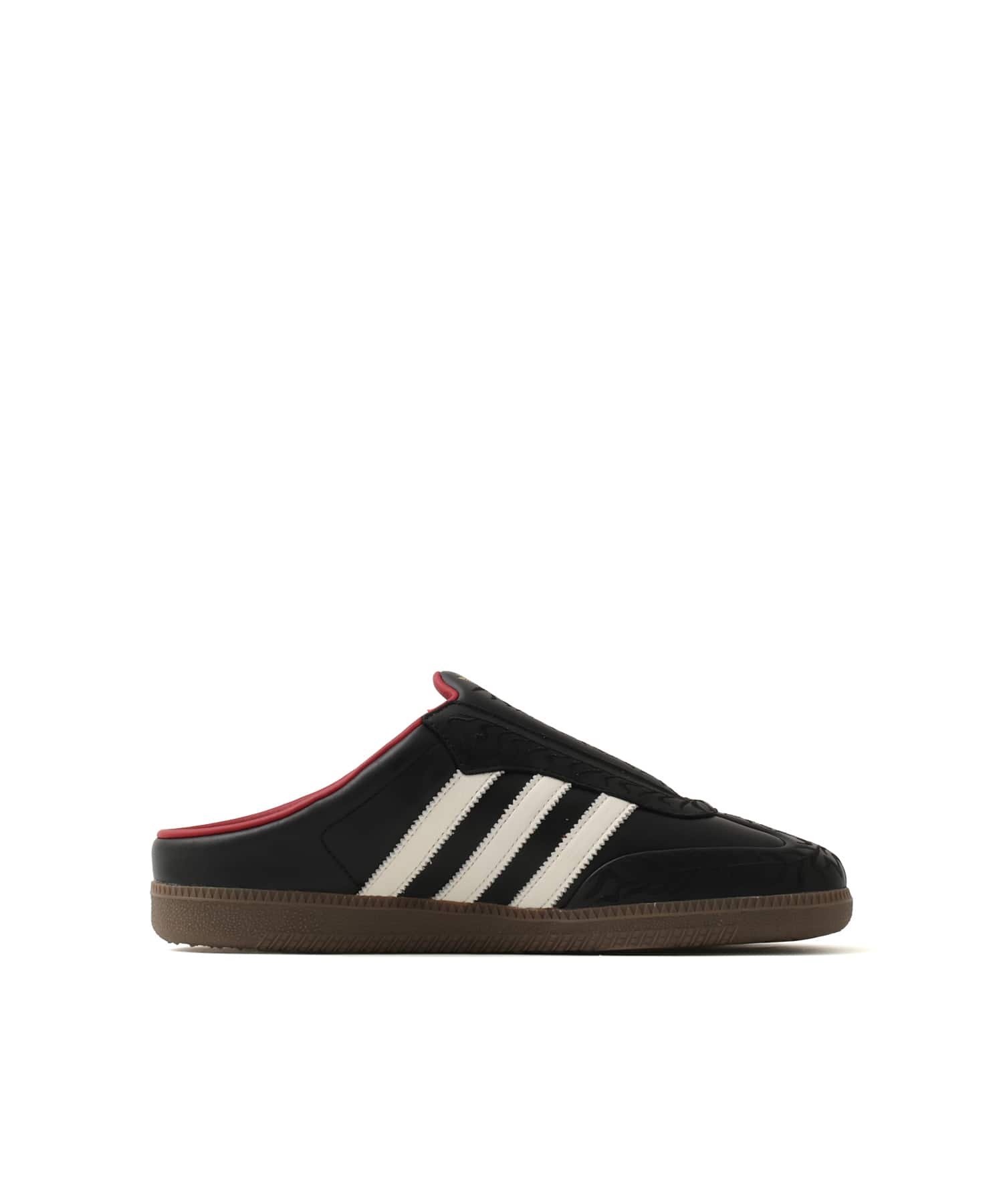 adidas SAMBA MULE VegNonVeg CBLACK/OWHITE/GUM5の画像