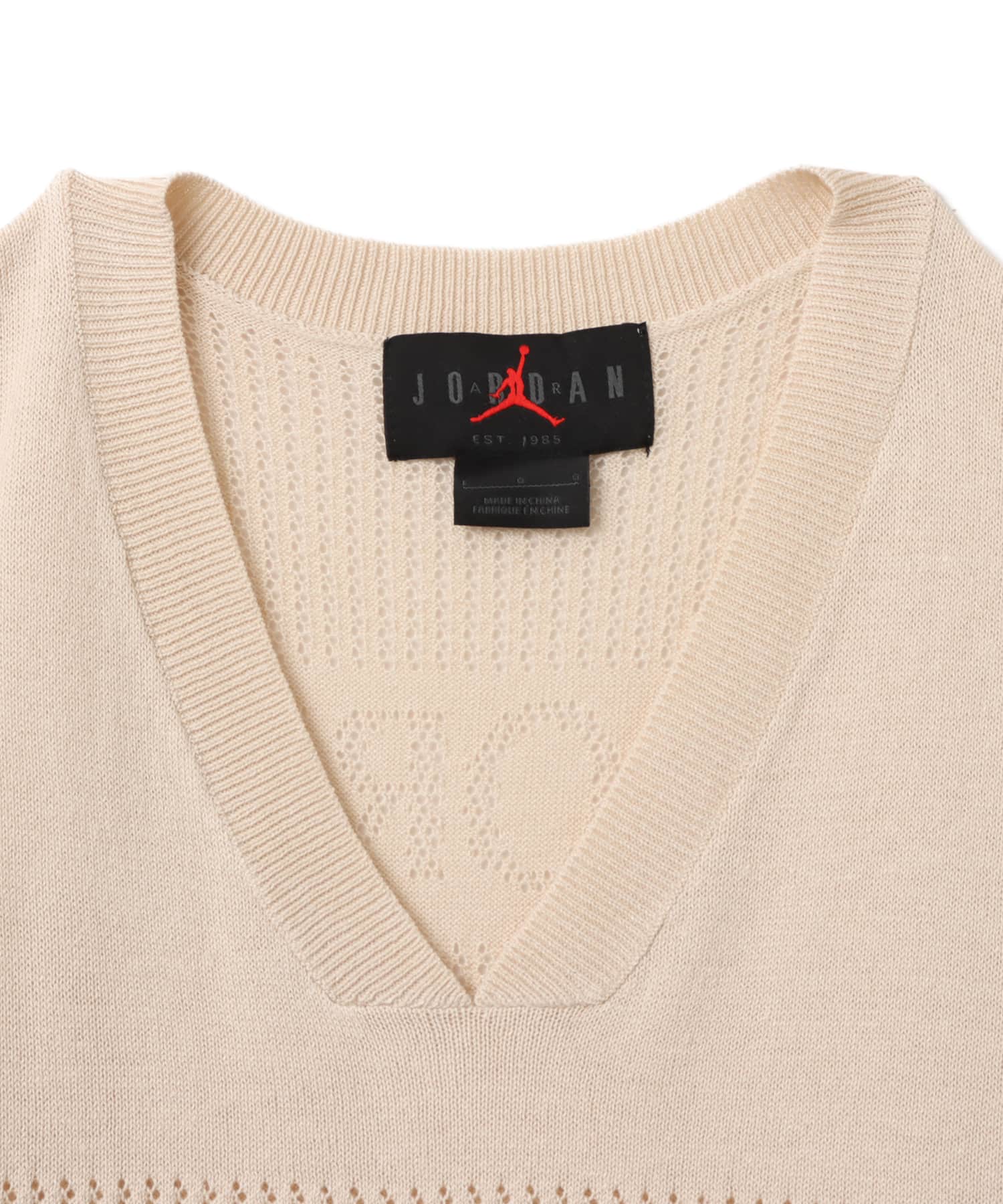 JORDAN BRAND M J AIR JDN KNIT FTBL JRSY LEGEND LT BROWN/SAILの画像