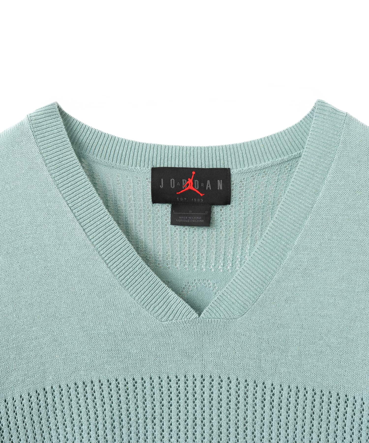 JORDAN BRAND M J AIR JDN KNIT FTBL JRSY MINERAL/MINERAL SLATEの画像