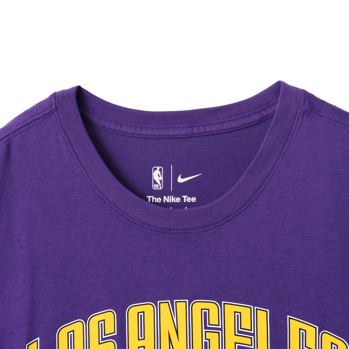 NIKE LOS ANGELES LAKERS M NK ES NBA JDN CITIES SS FIELD PURPLEの画像