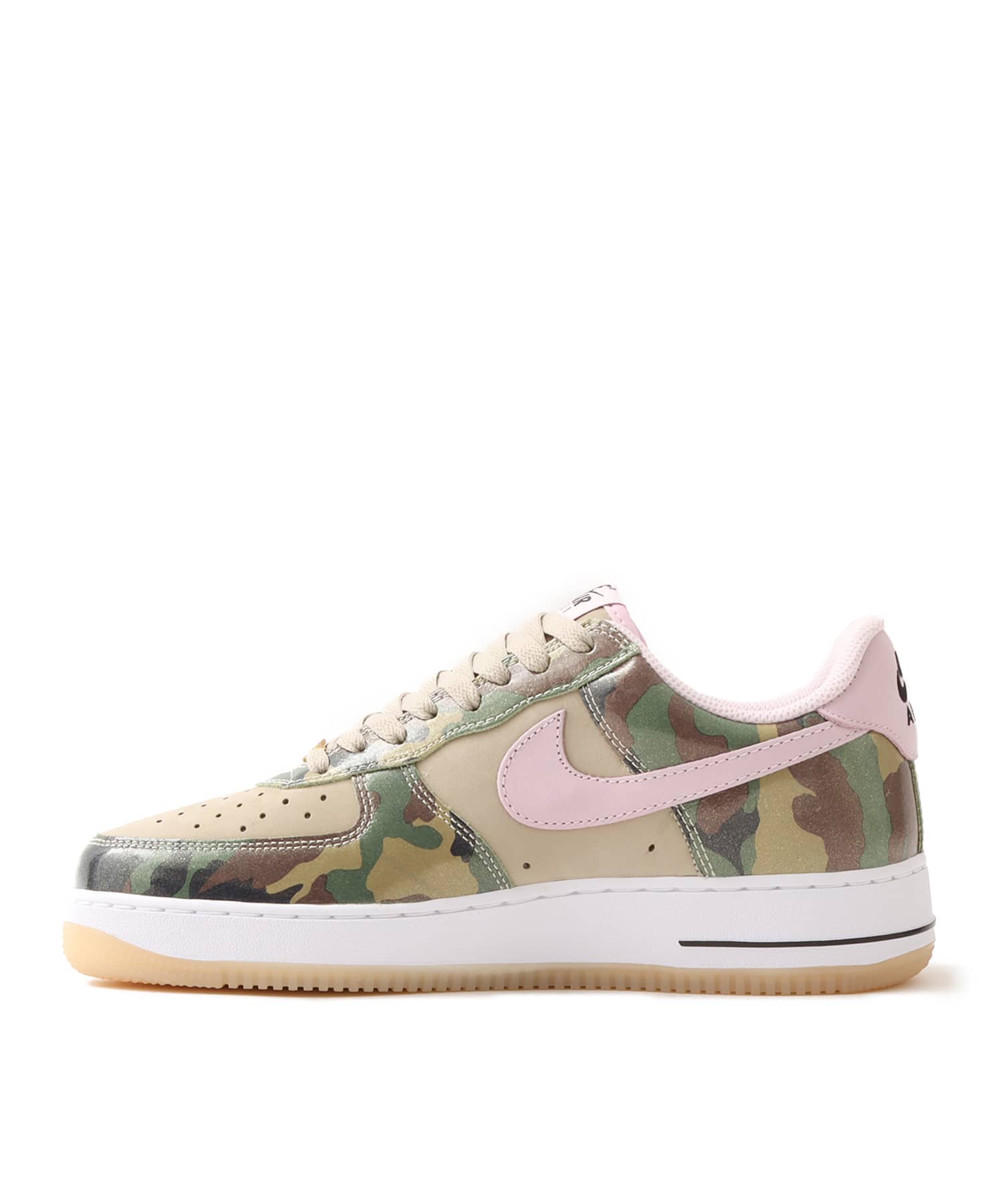 NIKE AIR FORCE 1 LOW RETRO DESERT KHAKI/PINK FOAM-BLACK-WHITEの画像
