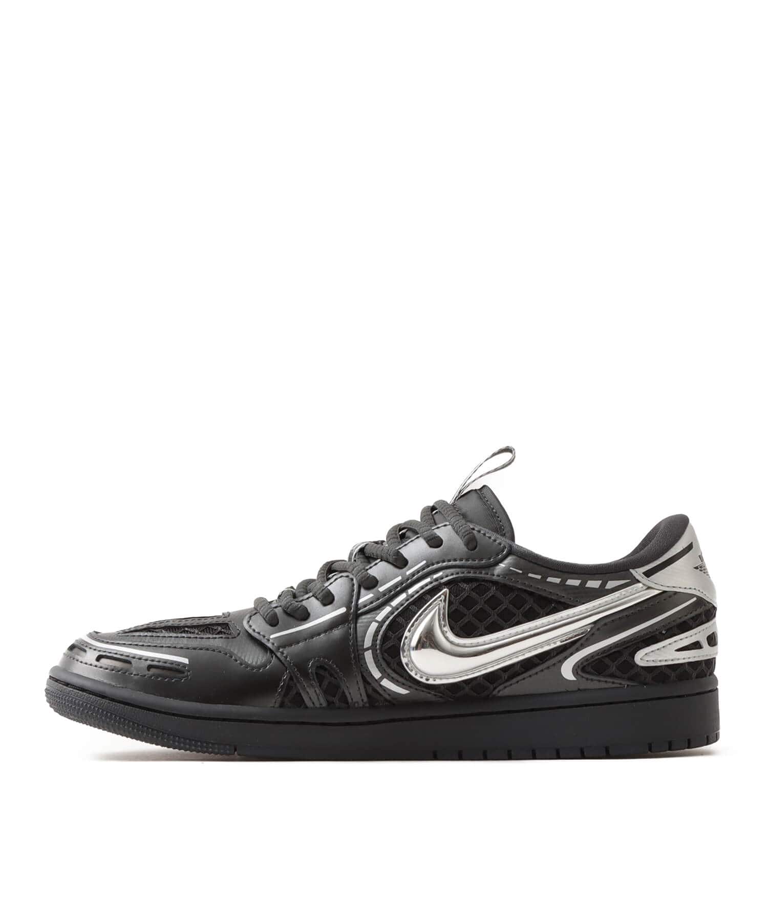 JORDAN BRAND WMNS AIR JORDAN 1 MM LOW V3 BLACK/METALLIC SILVER-WHITE-ANTHRACITEの画像