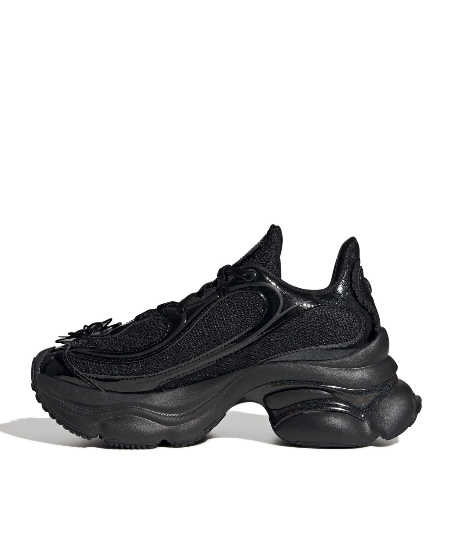 adidas OZVENUZ W CBLACK/CBLACK/SILVMTの画像