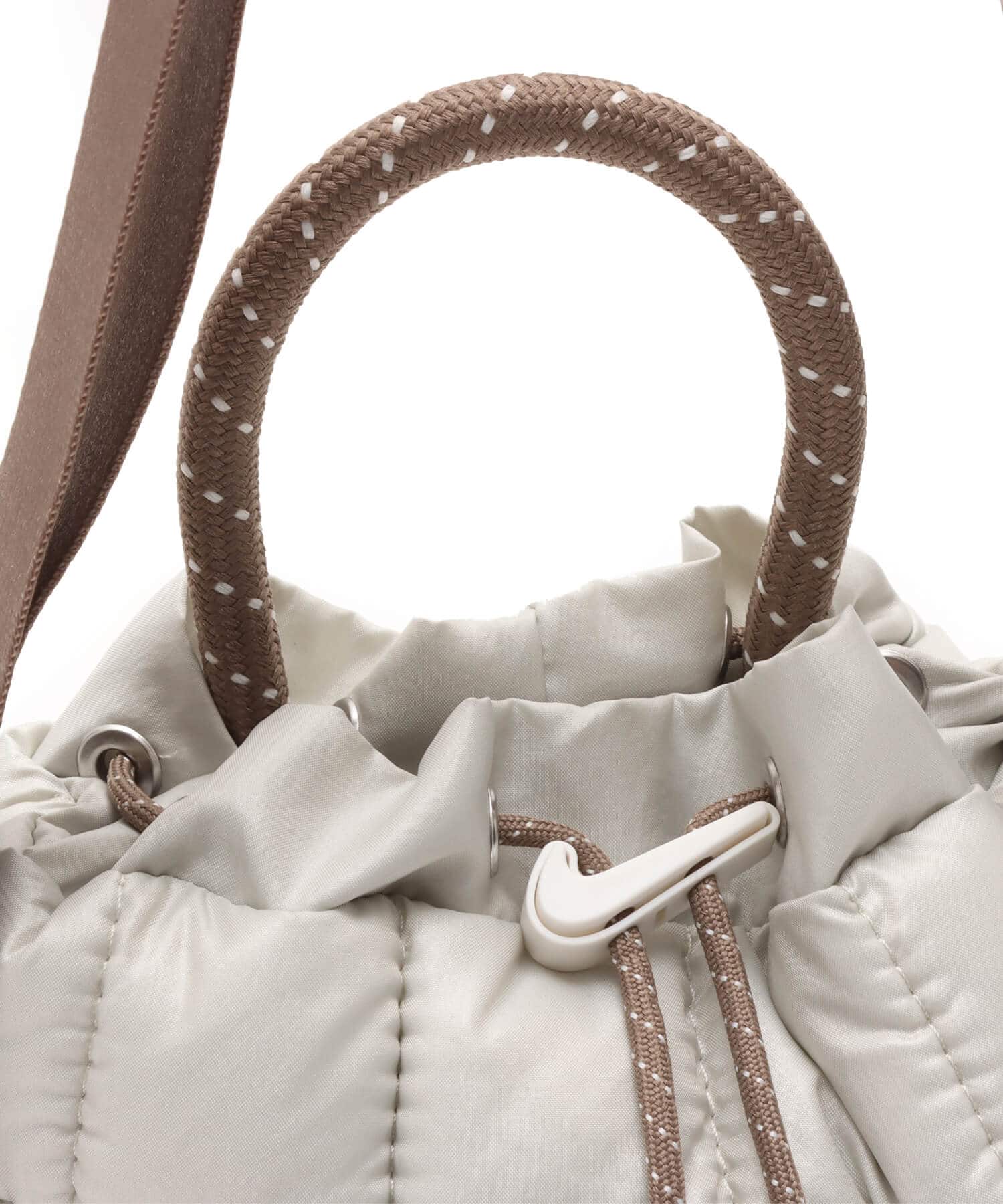 NIKE NK NSW PUFFLE TINY TOTE LIGHT BONE/MINK BROWN/SAILの画像