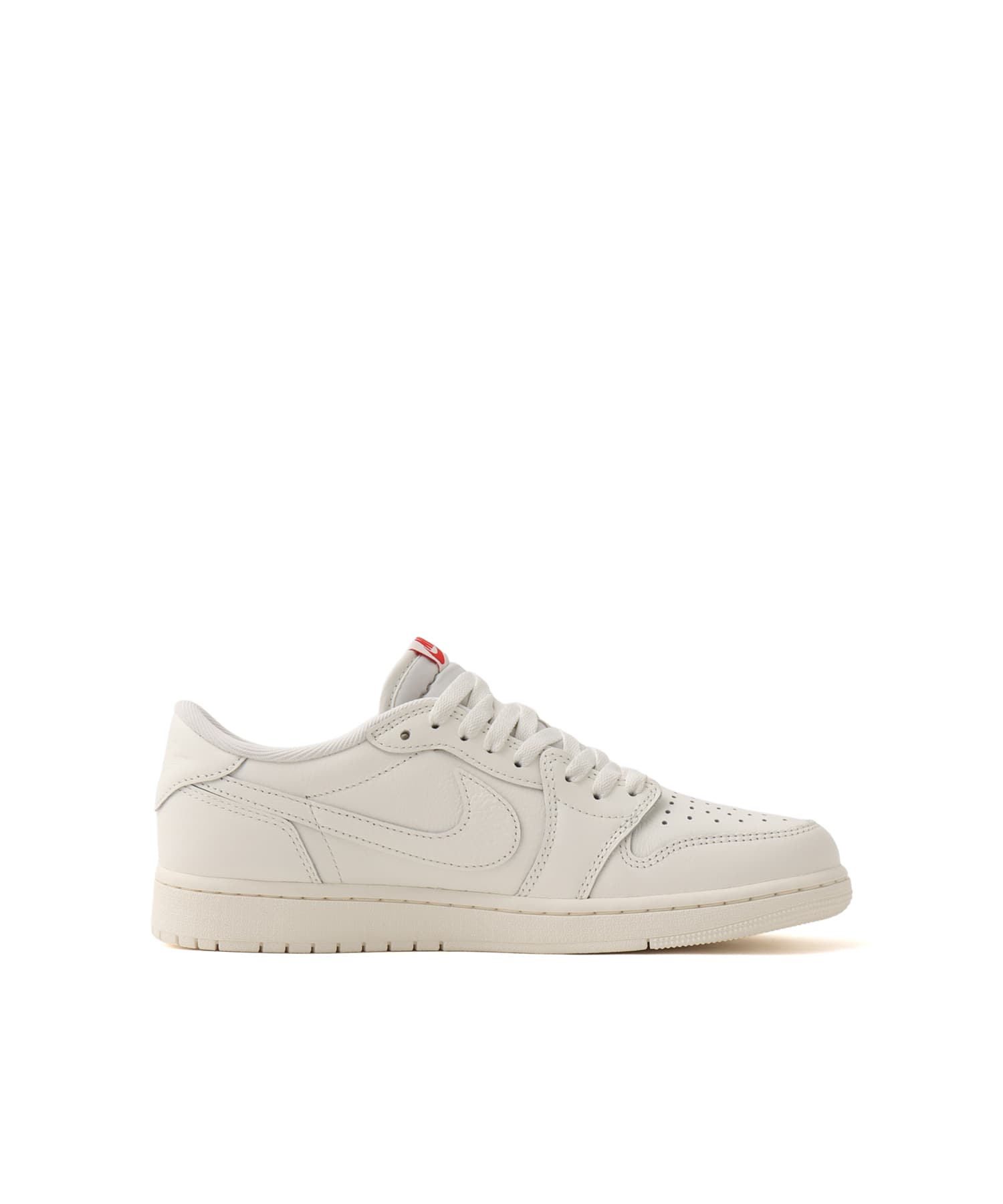 JORDAN BRAND AIR JORDAN 1 RETRO LOW OG SAIL/SAIL-UNIVERSITY REDの画像