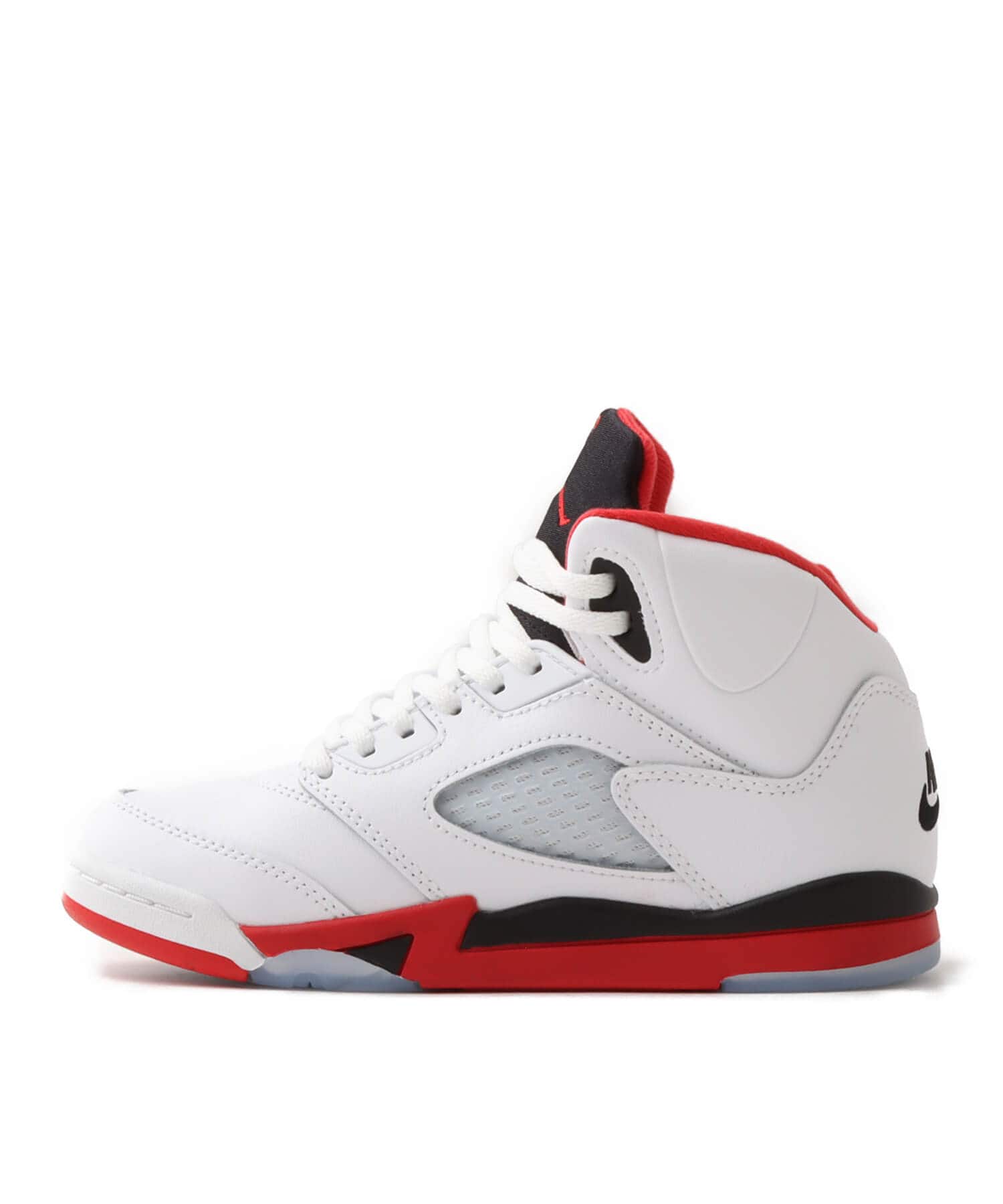 JORDAN BRAND JORDAN 5 RETRO OG (PS) WHITE/FIRE RED-BLACKの画像