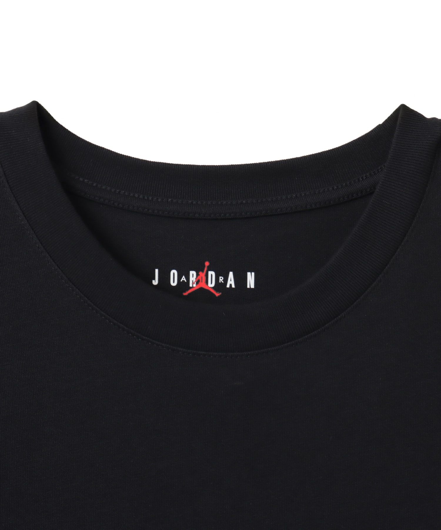 JORDAN BRAND M J FLT ESS BOXY SS CREW BLACK/BLACKの画像