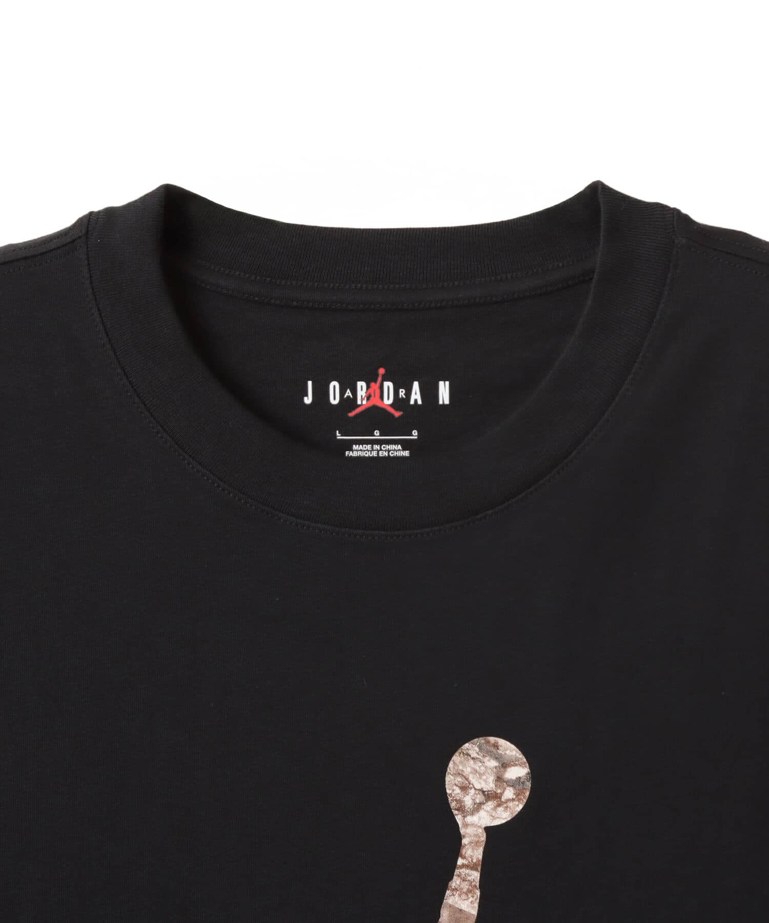 JORDAN BRAND M J BRK RLT JM SS CREW BLACK/SAILの画像