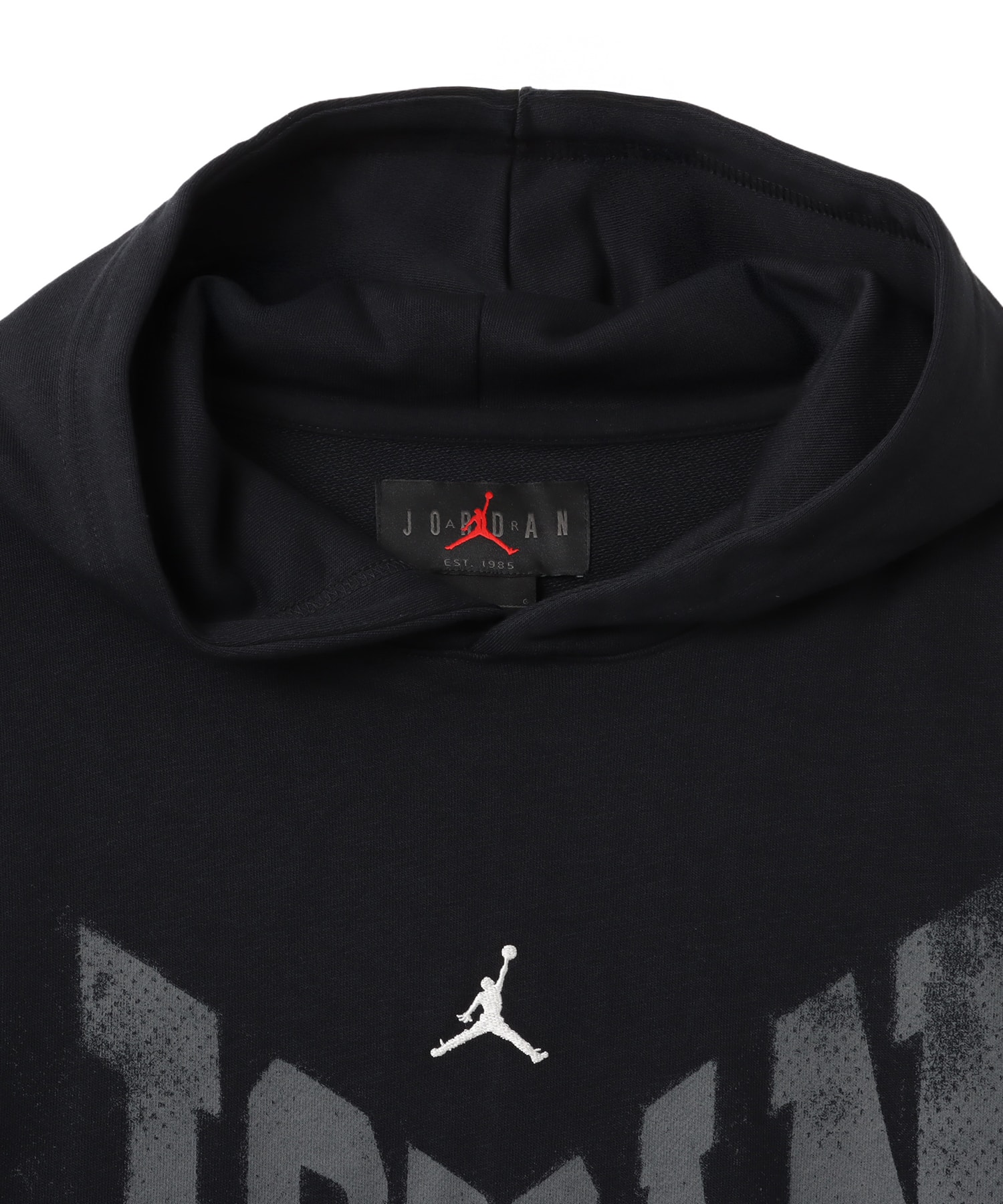 JORDAN BRAND M J BRK CLLGTE HBR PO HD LB BLACK/SAILの画像