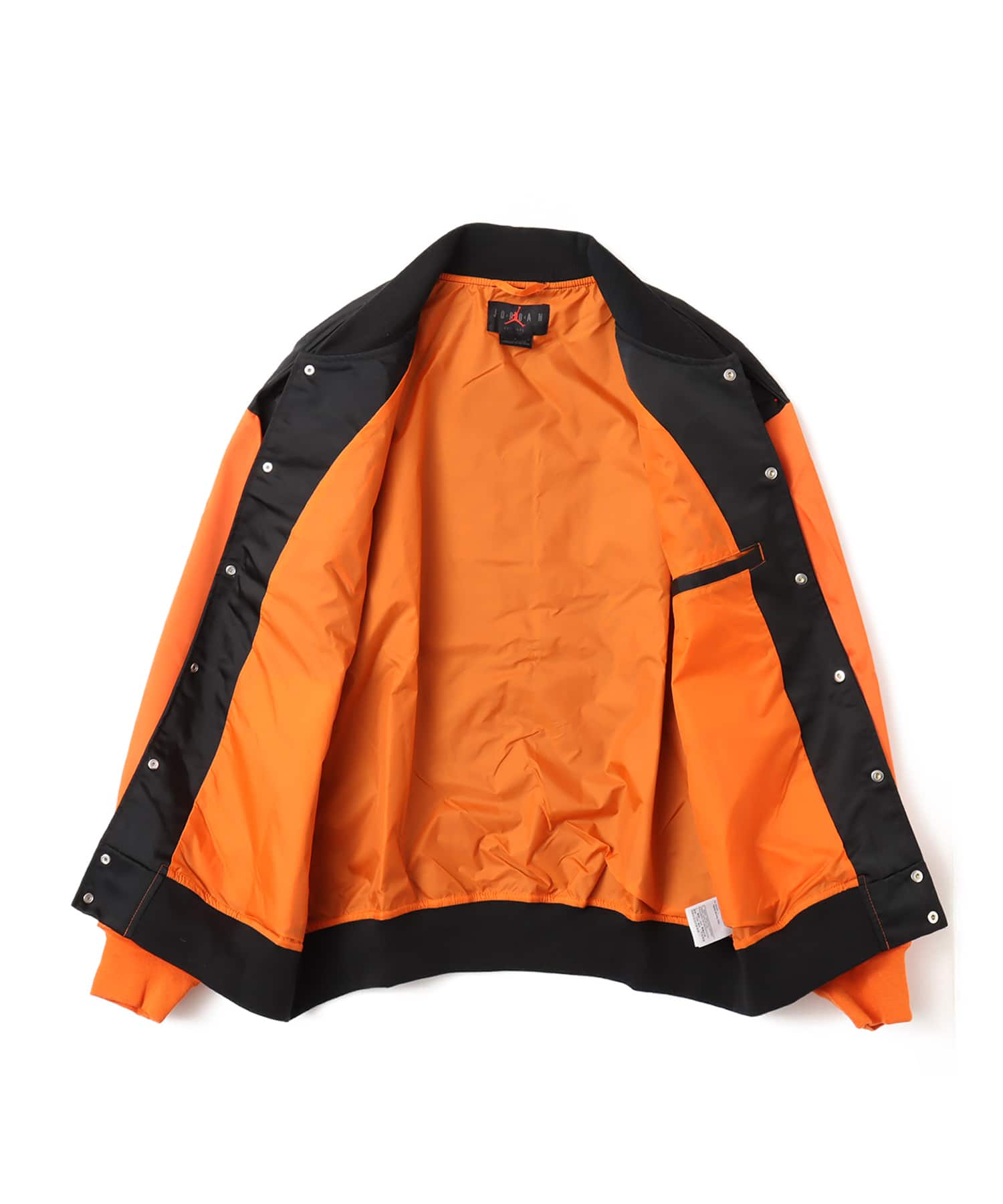 JORDAN BRAND M J BRK CLGTE VRSTY JKT BLACK/STARFISH/BLACKの画像