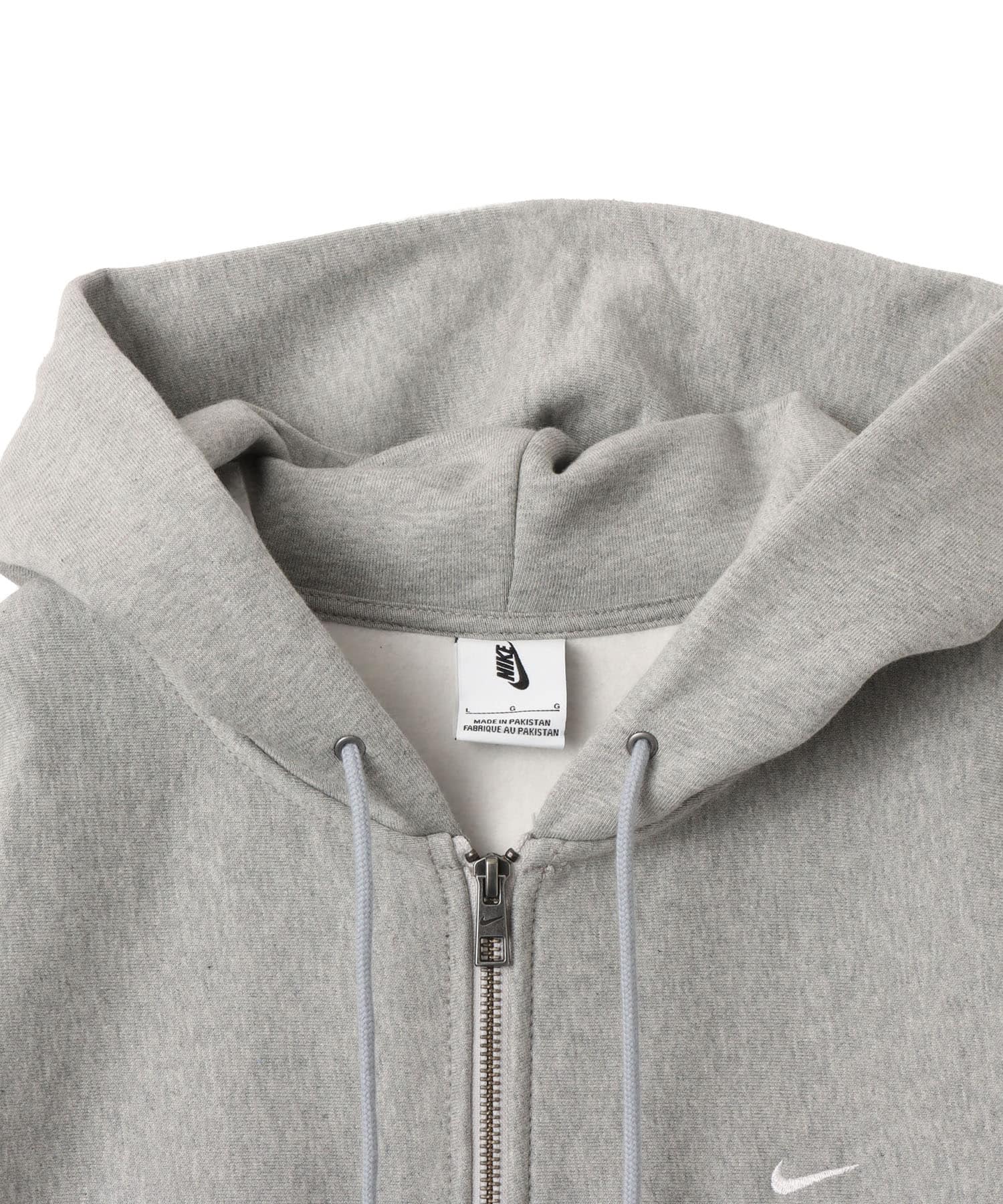 NIKE AS M NL SOLO SWSH BB FZ HOODIE GRAYの画像
