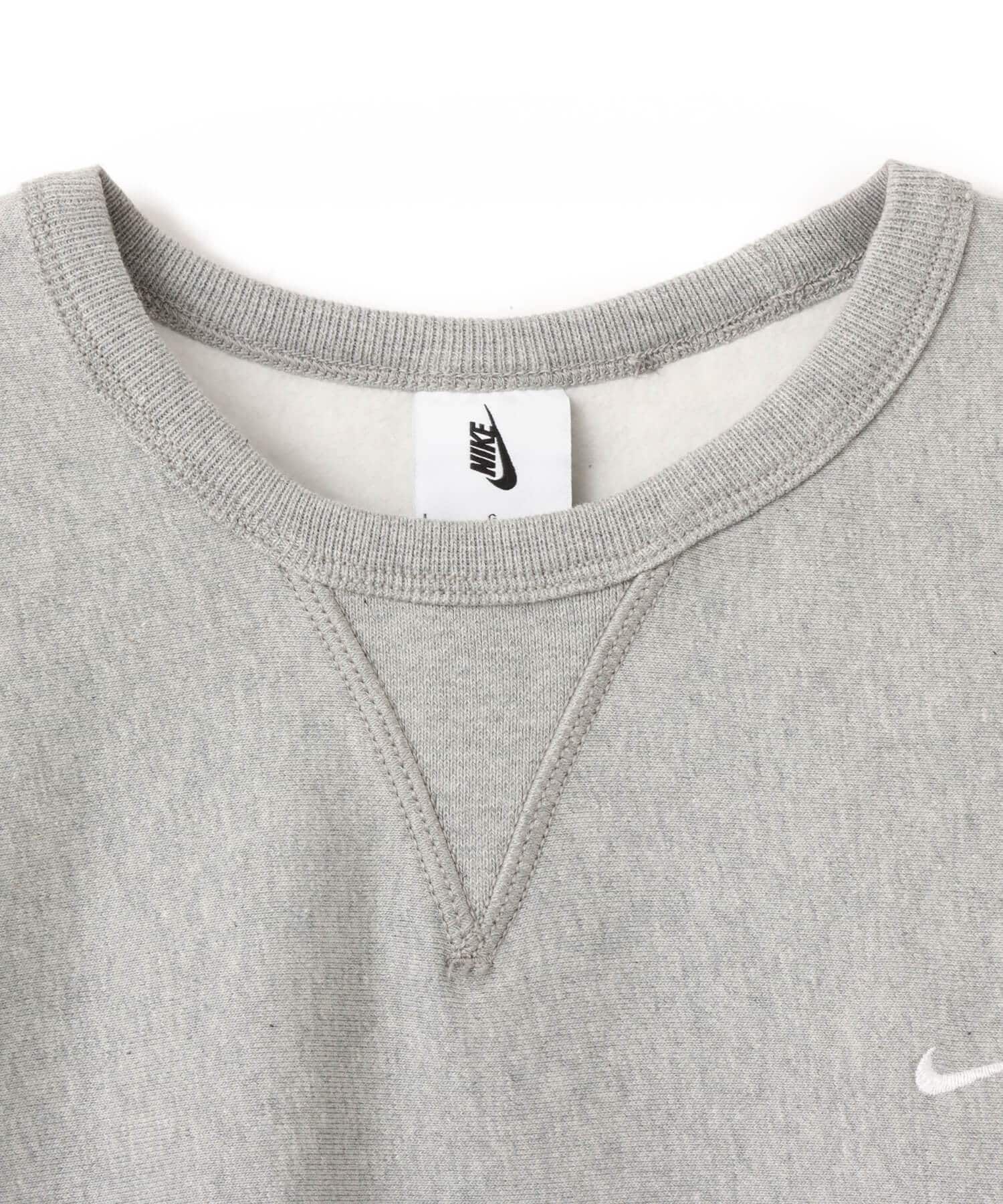 NIKE AS M NL SOLO SWSH BB CREW DK GREY HEATHER/WHITEの画像
