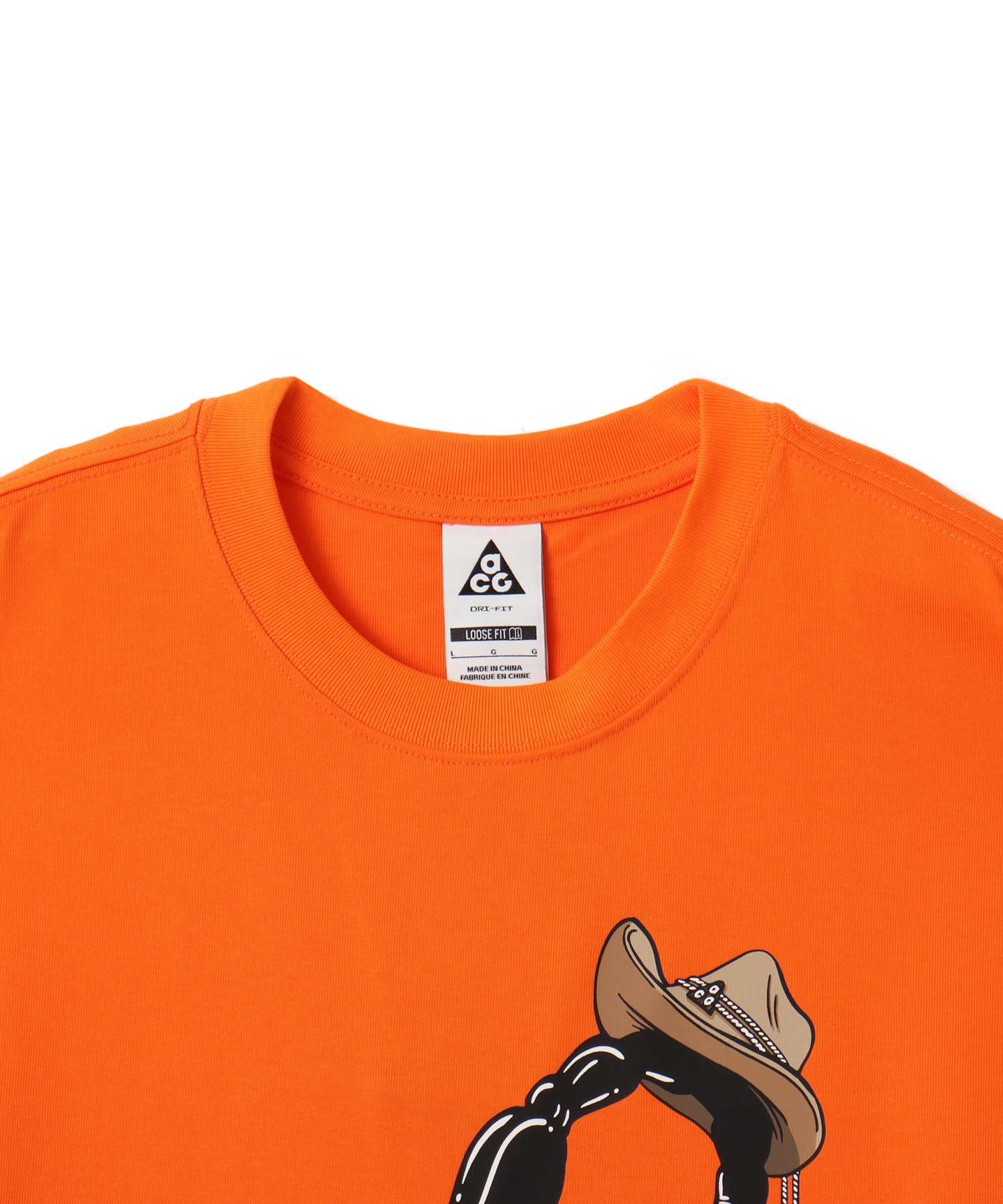 NIKE AS M ACG TEE OC SCORPION SAFETY ORANGEの画像