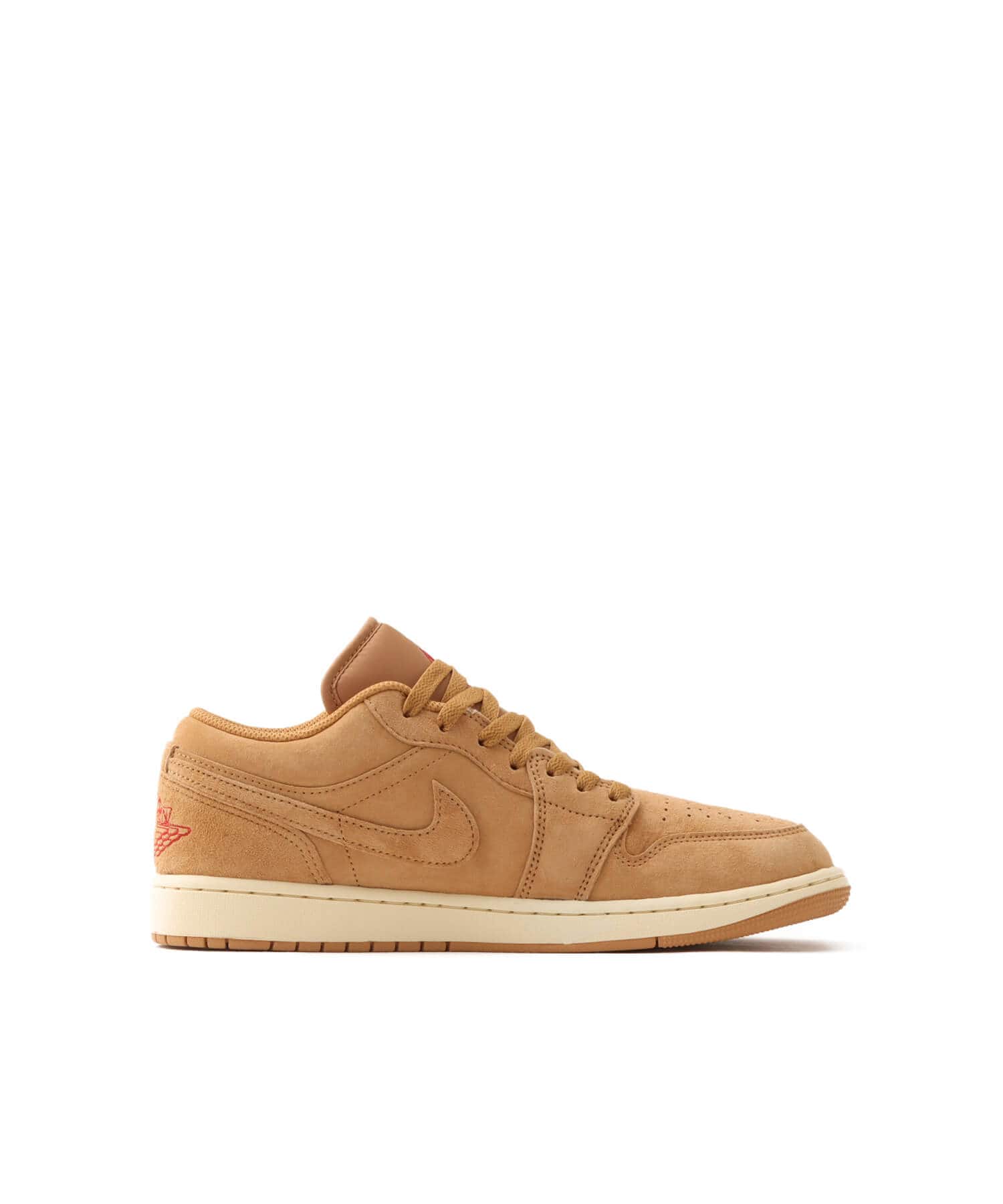 JORDAN BRAND AIR JORDAN 1 LOW SE FLAX/FLAX-VARSITY RED-MUSLINの画像