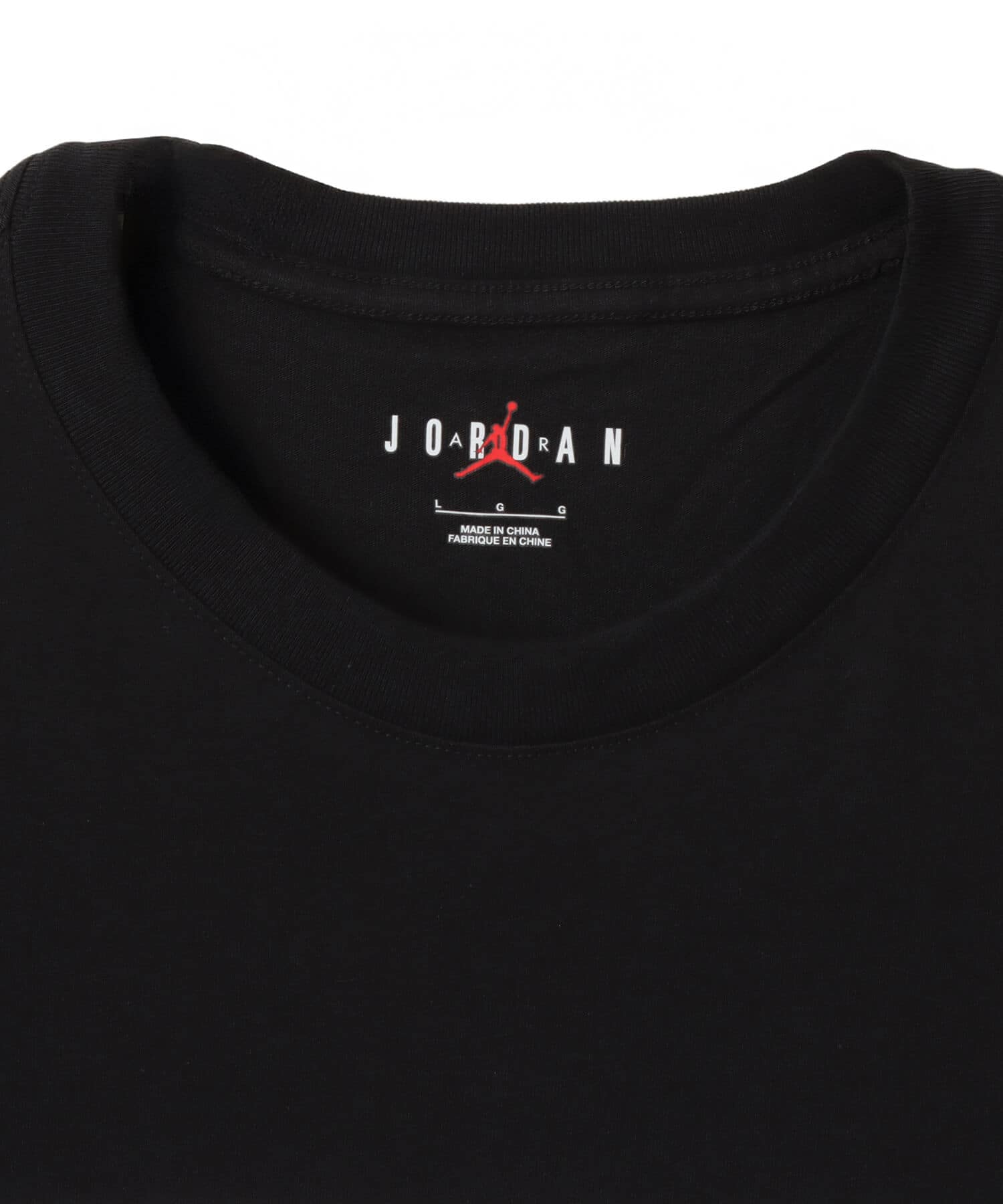 JORDAN BRAND M J BRAND PHOTO LS CREW BLACK/WHITEの画像