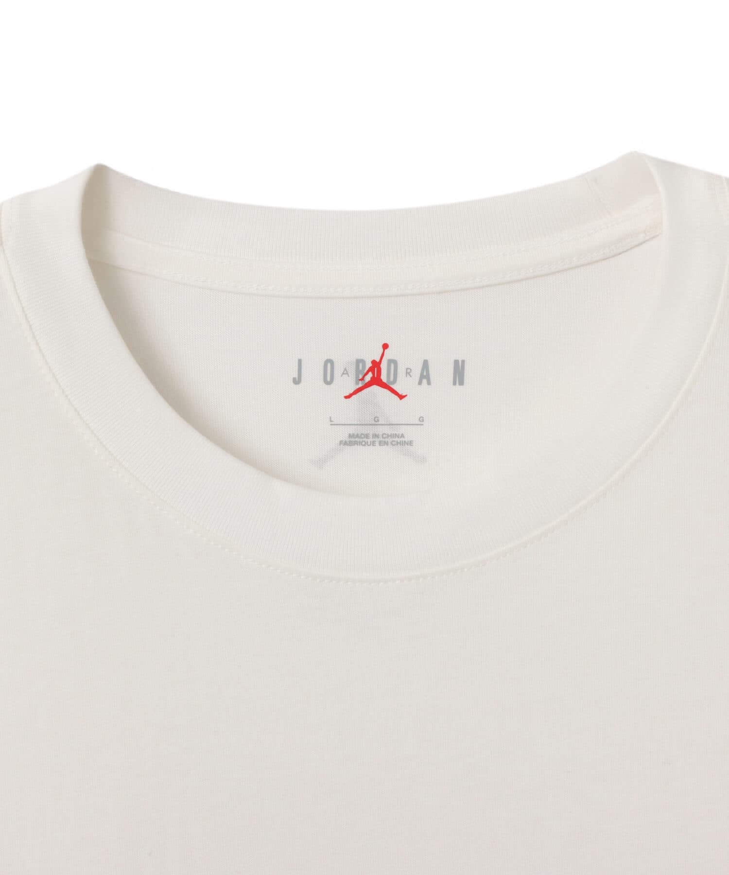 JORDAN BRAND M J BRAND PHOTO LS CREW WHITE/BLACKの画像