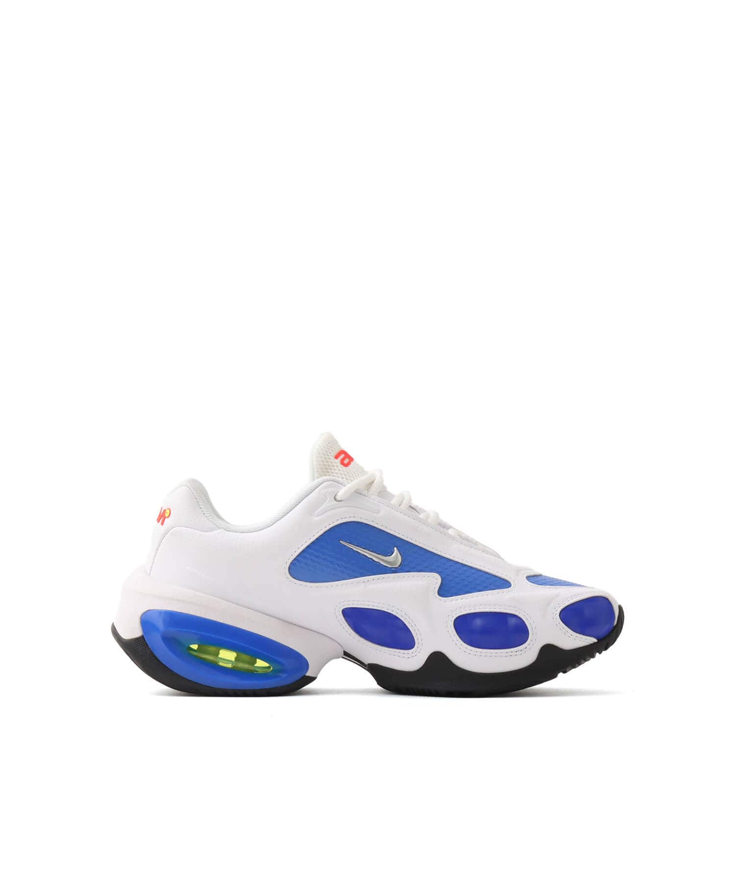 NIKE WMNS AIR MAX MUSE VC WHITE/METALLIC SILVER-RACER BLUEの画像