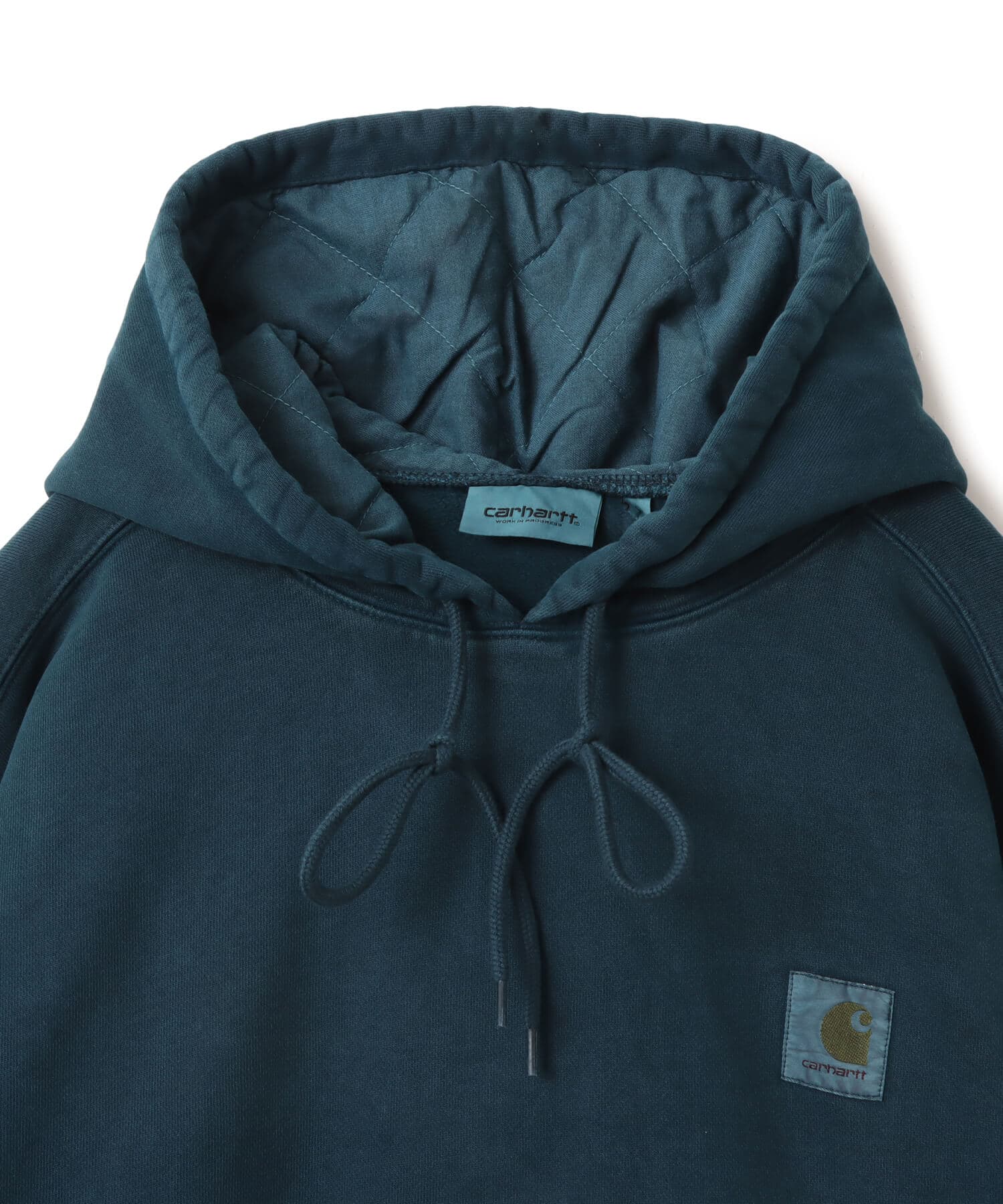 CARHARTT HOODED VISTA SWEATSHIRT Deep Lagoon / garment dyedの画像