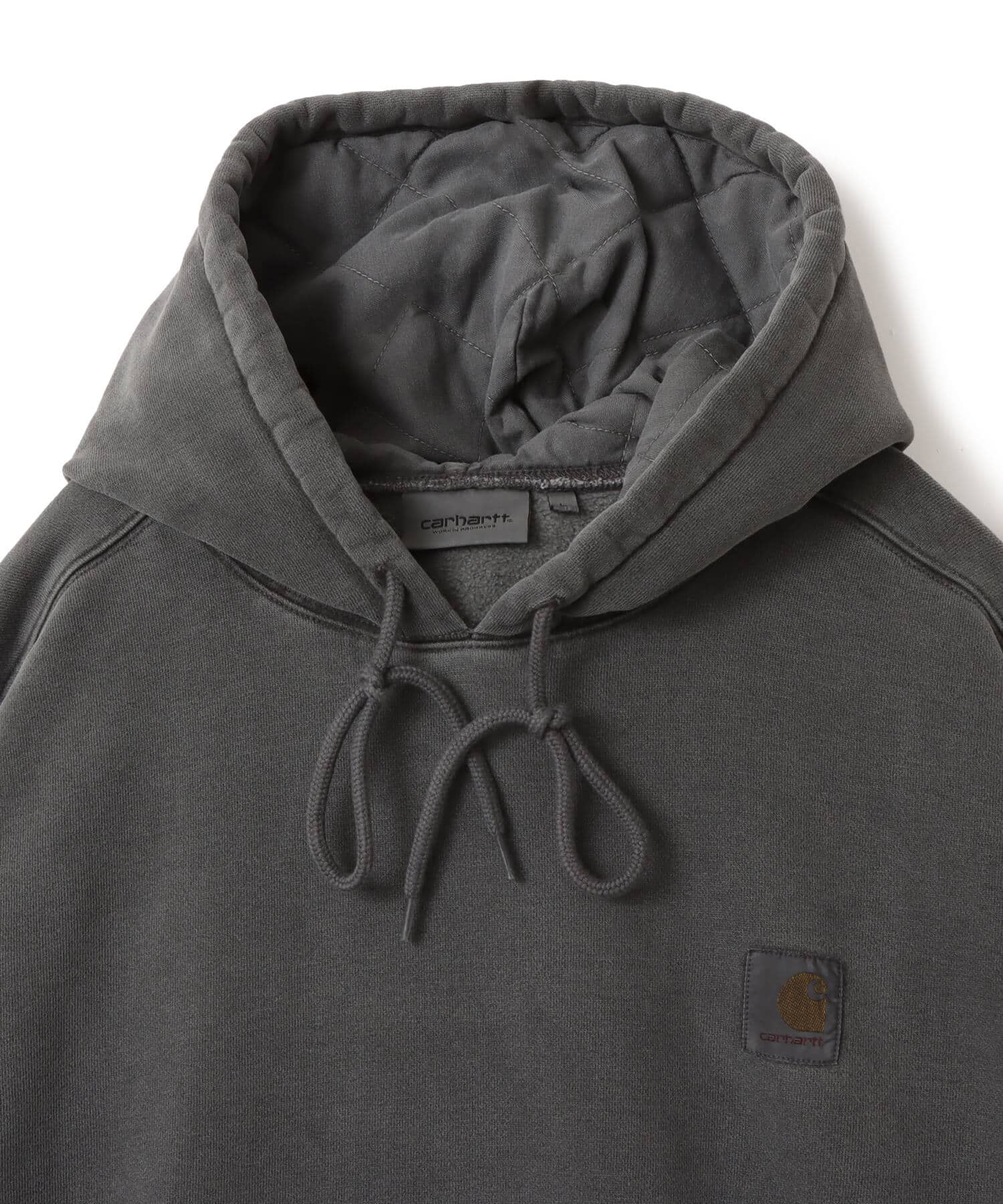 CARHARTT HOODED VISTA SWEATSHIRT Black / garment dyedの画像