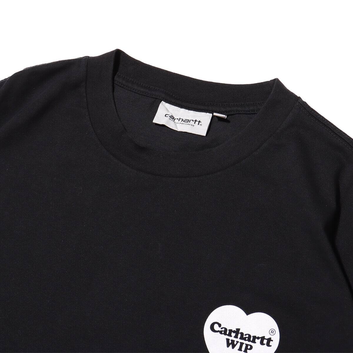 CARHARTT S/S HEART BANDANA T-SHIRT Black / White 24SS-I