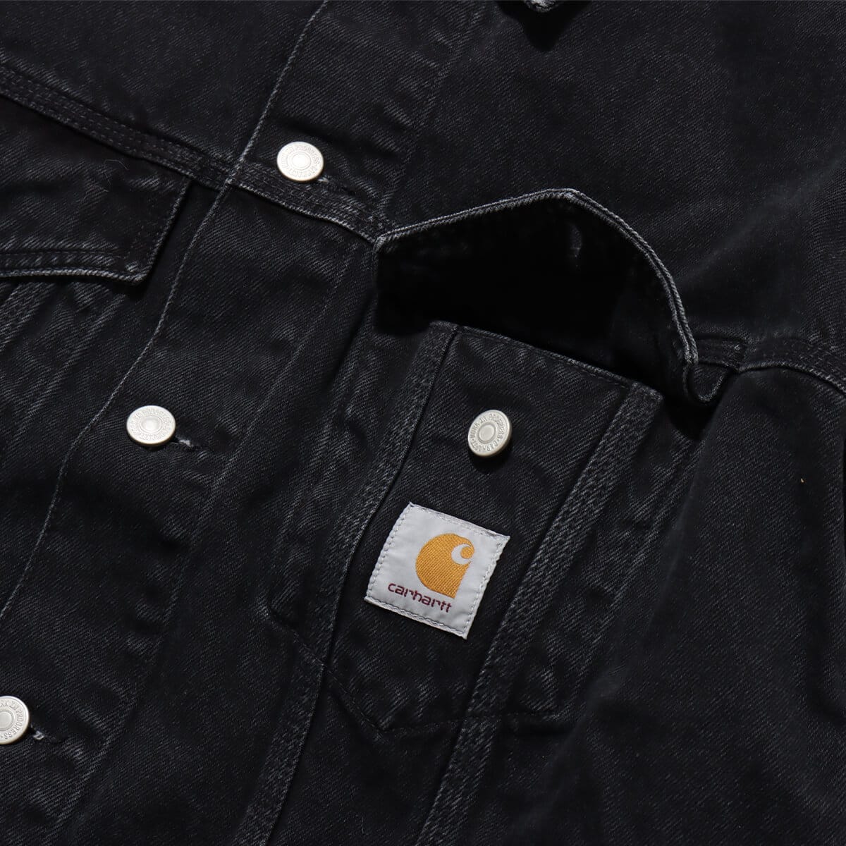 CARHARTT HELSTON JACKET Black stone washed （カーハート