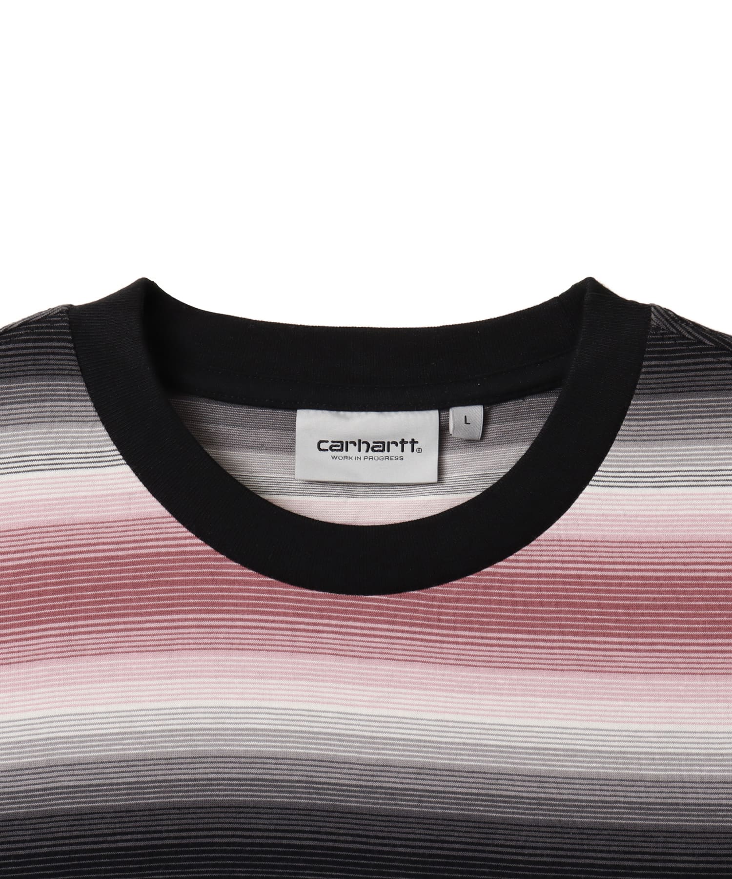 CARHARTT S/S DASHNER T-SHIRT Dashner Stripe, Graphiteの画像