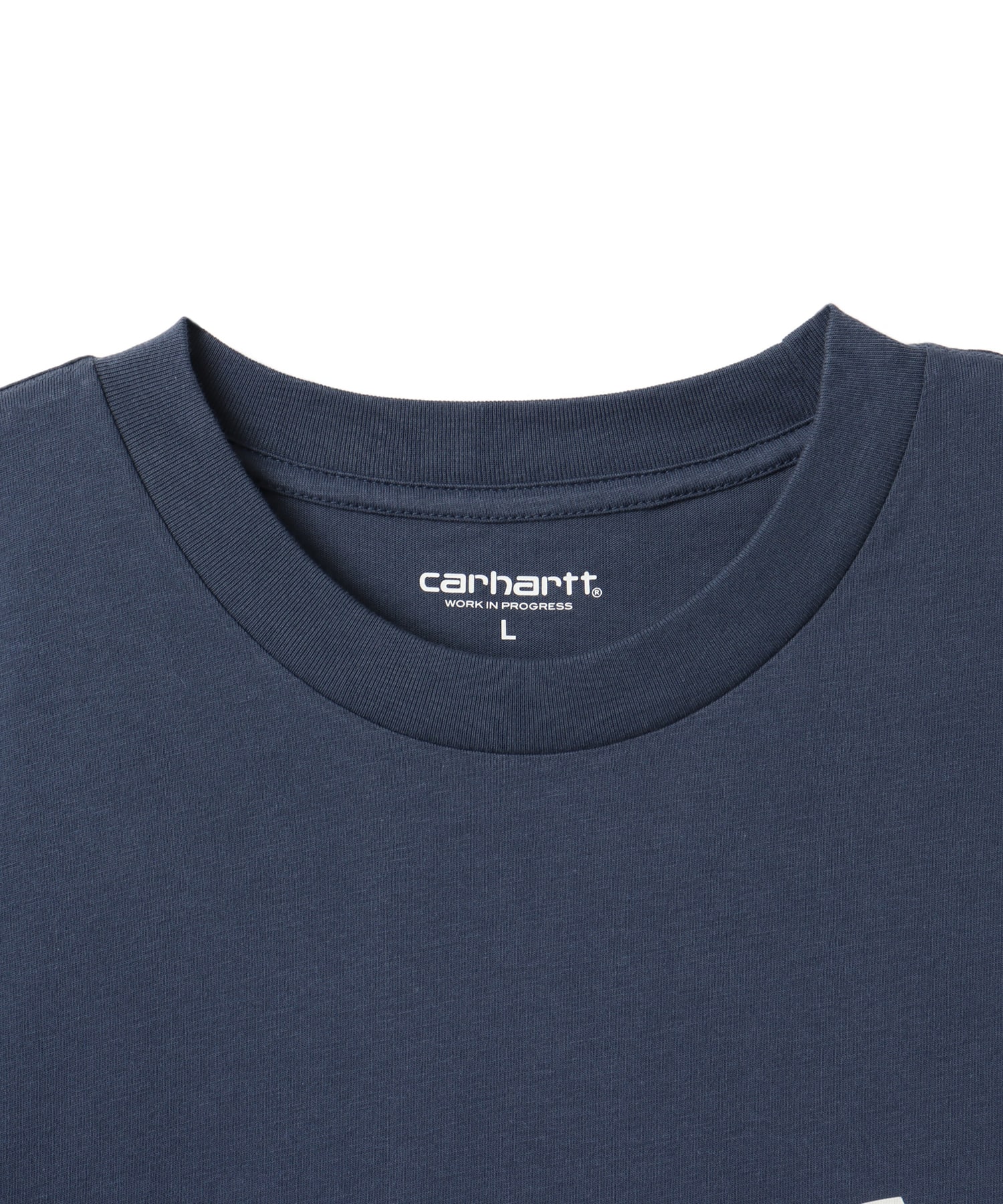 CARHARTT S/S LOGO T-SHIRT Dusky Blue（カーハート ショート