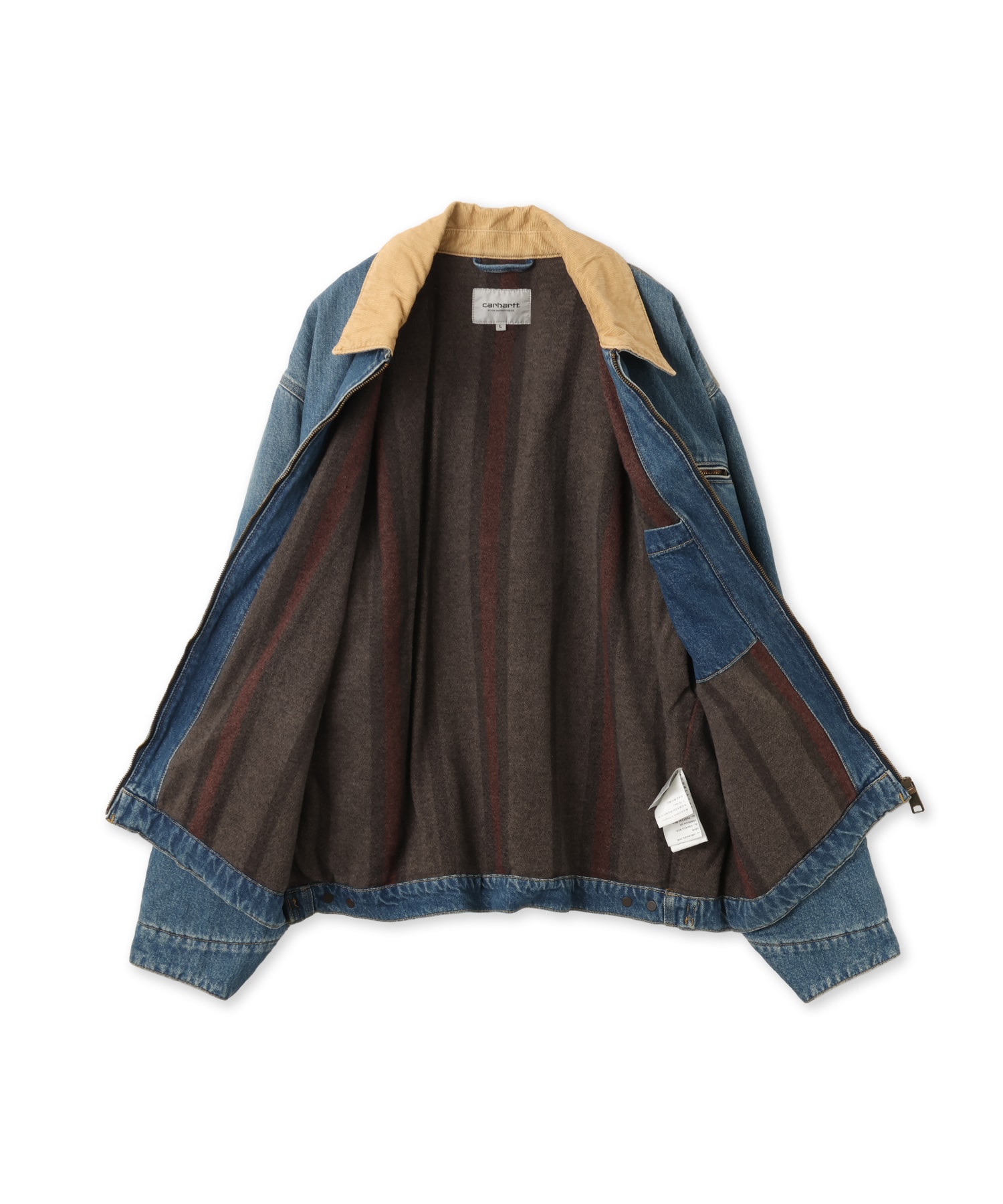 CARHARTT OG DETROIT JACKET Blue / Dusty H Brownの画像