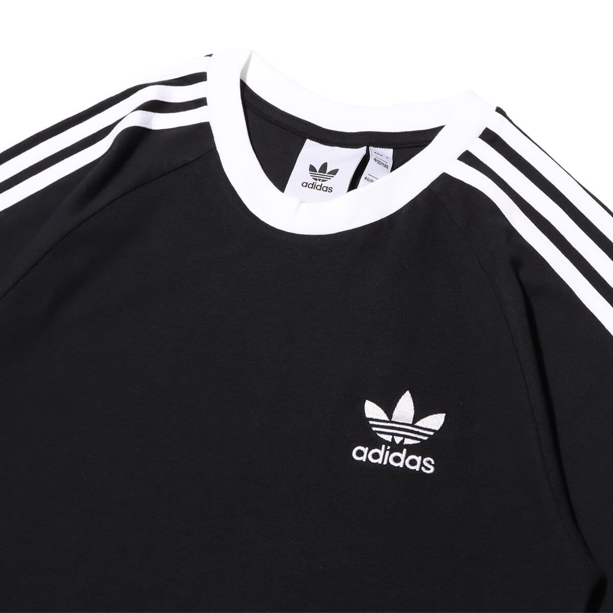 adidas 3-STRIPES TEE BLACK の画像