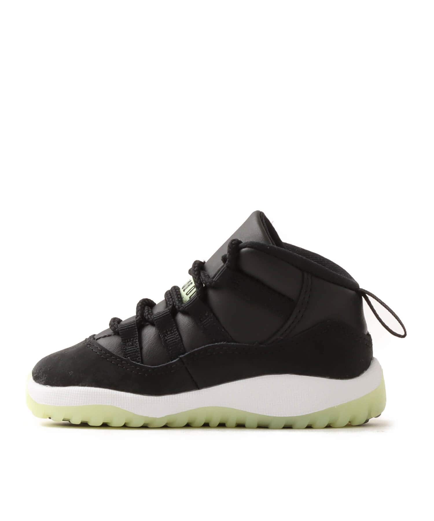 JORDAN BRAND JORDAN 11 RETRO (TD) BLACK/BARELY VOLT-DARK RAISIN-WHITEの画像