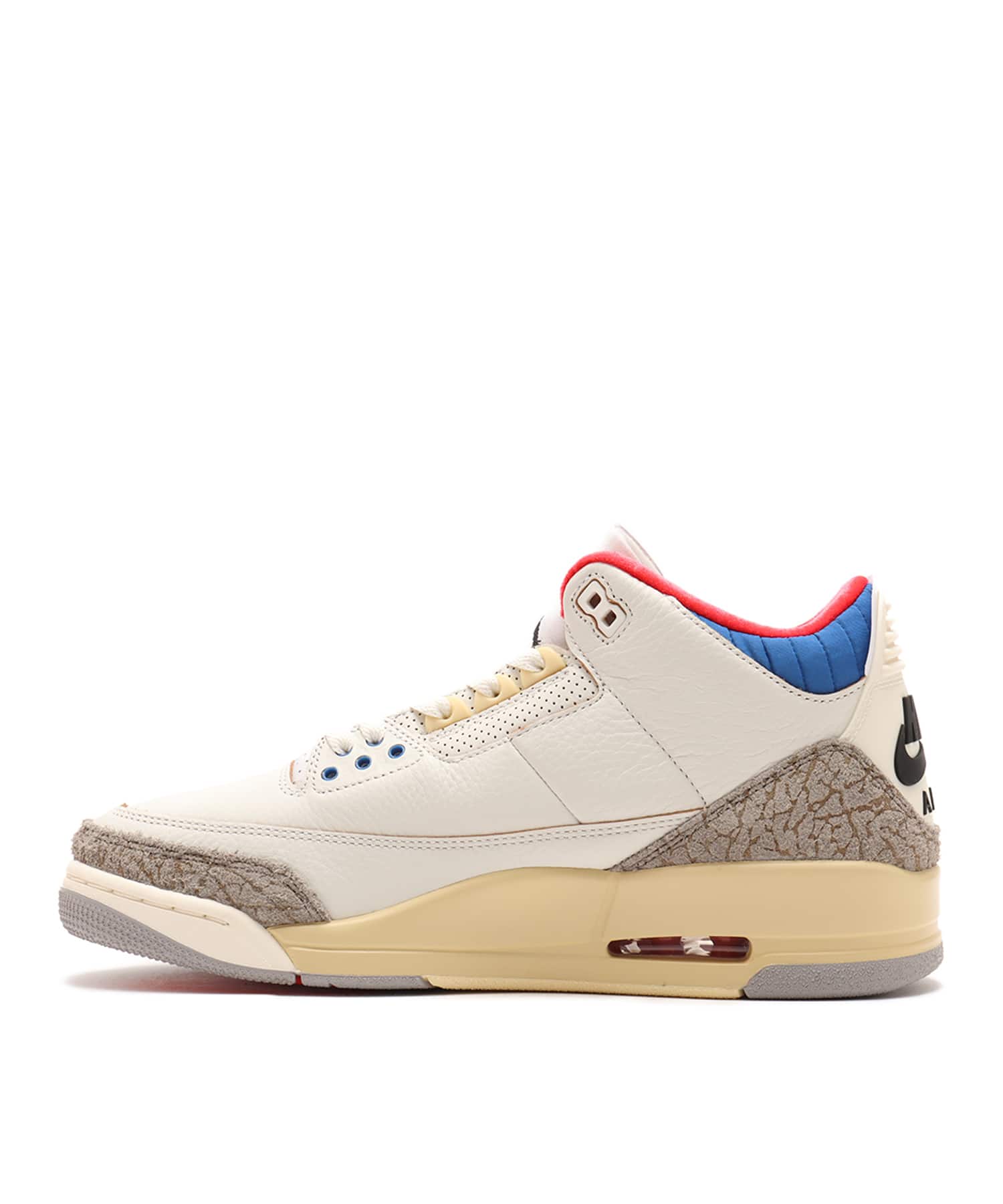 JORDAN BRAND AIR JORDAN 3 RETRO OG SP WHITE/BLACK-SPORT ROYAL-CHALLENGE REDの画像