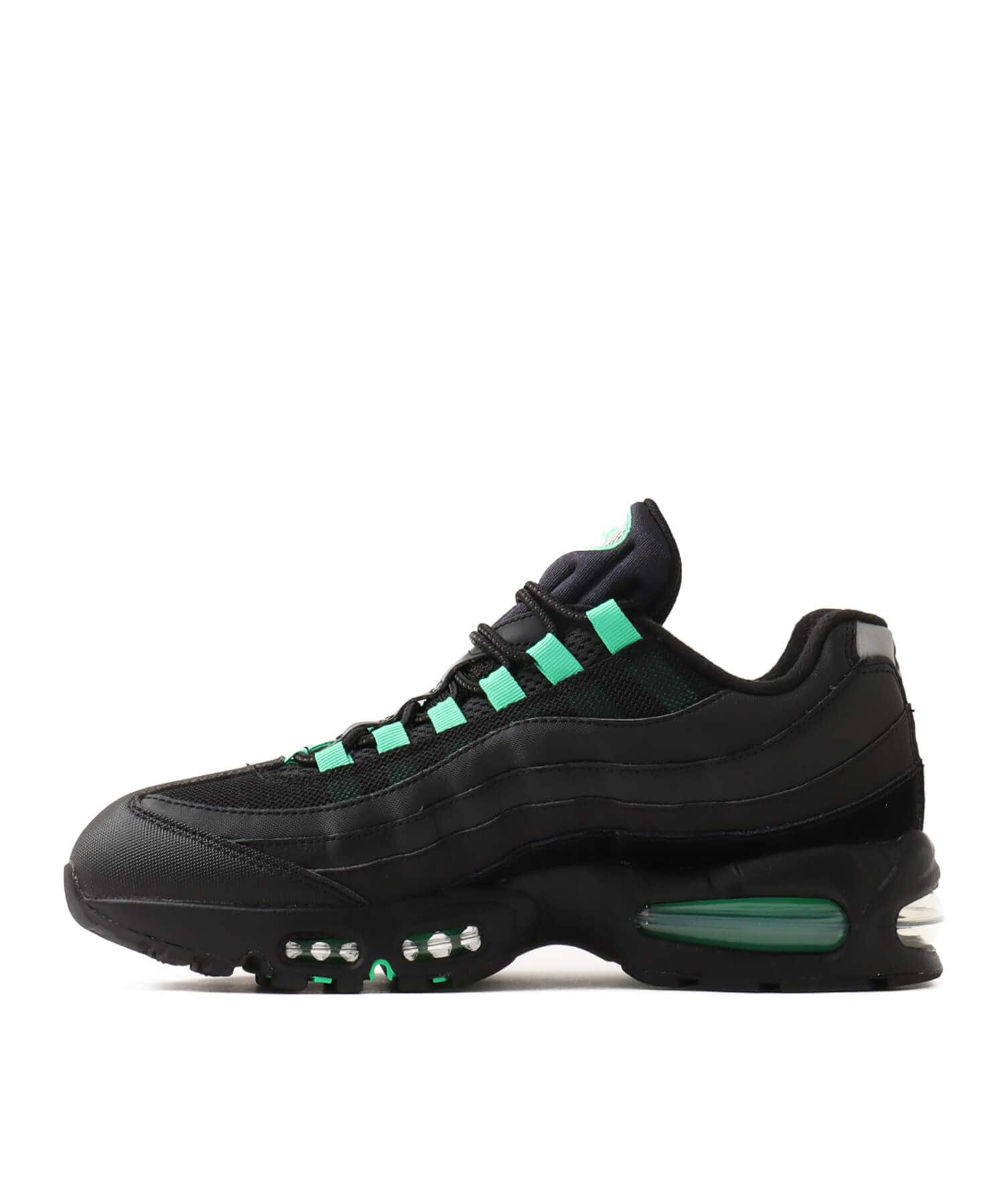 NIKE AIR MAX 95 OG BLACK/GREEN SHOCK-BLACK-PEARL GREYの画像