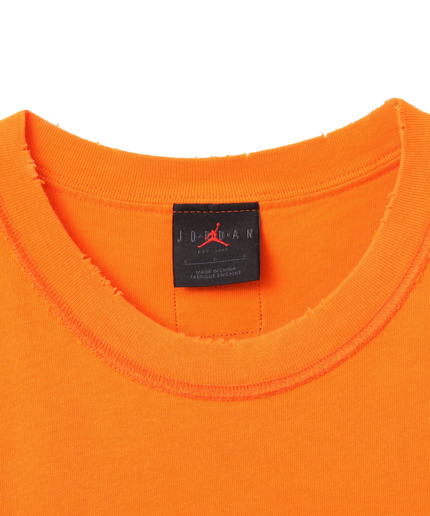 JORDAN BRAND M J RARE AIR WSH 85 SS CREW BRILLIANT ORNGE/SAILの画像