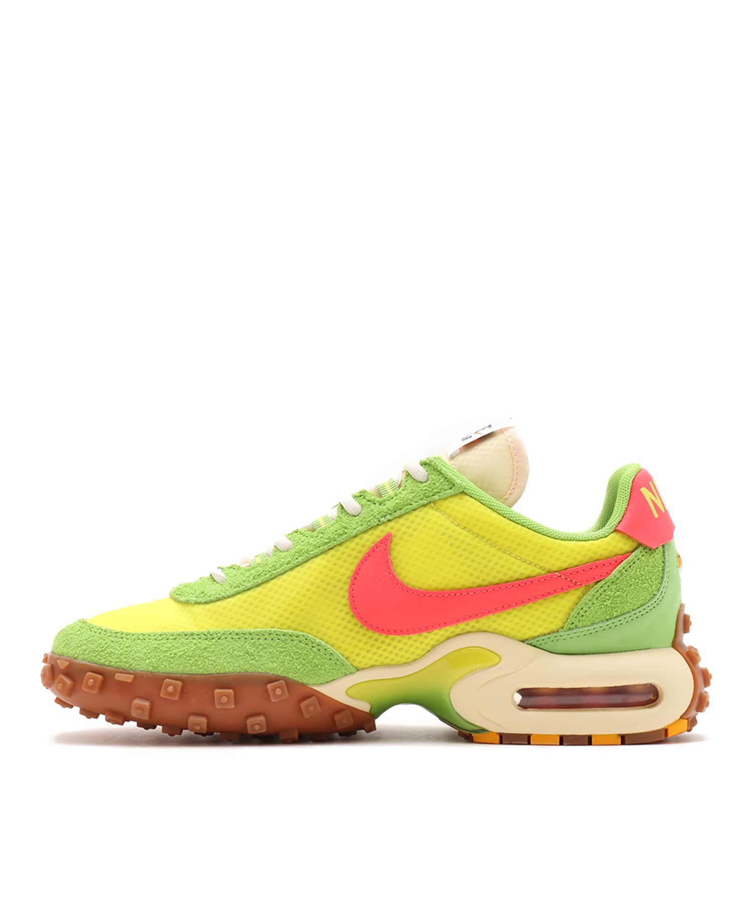 NIKE AIR MAX WAFFLE SP 2 ELECTROLIME/FLASH CRIMSON-GUM MED BROWNの画像