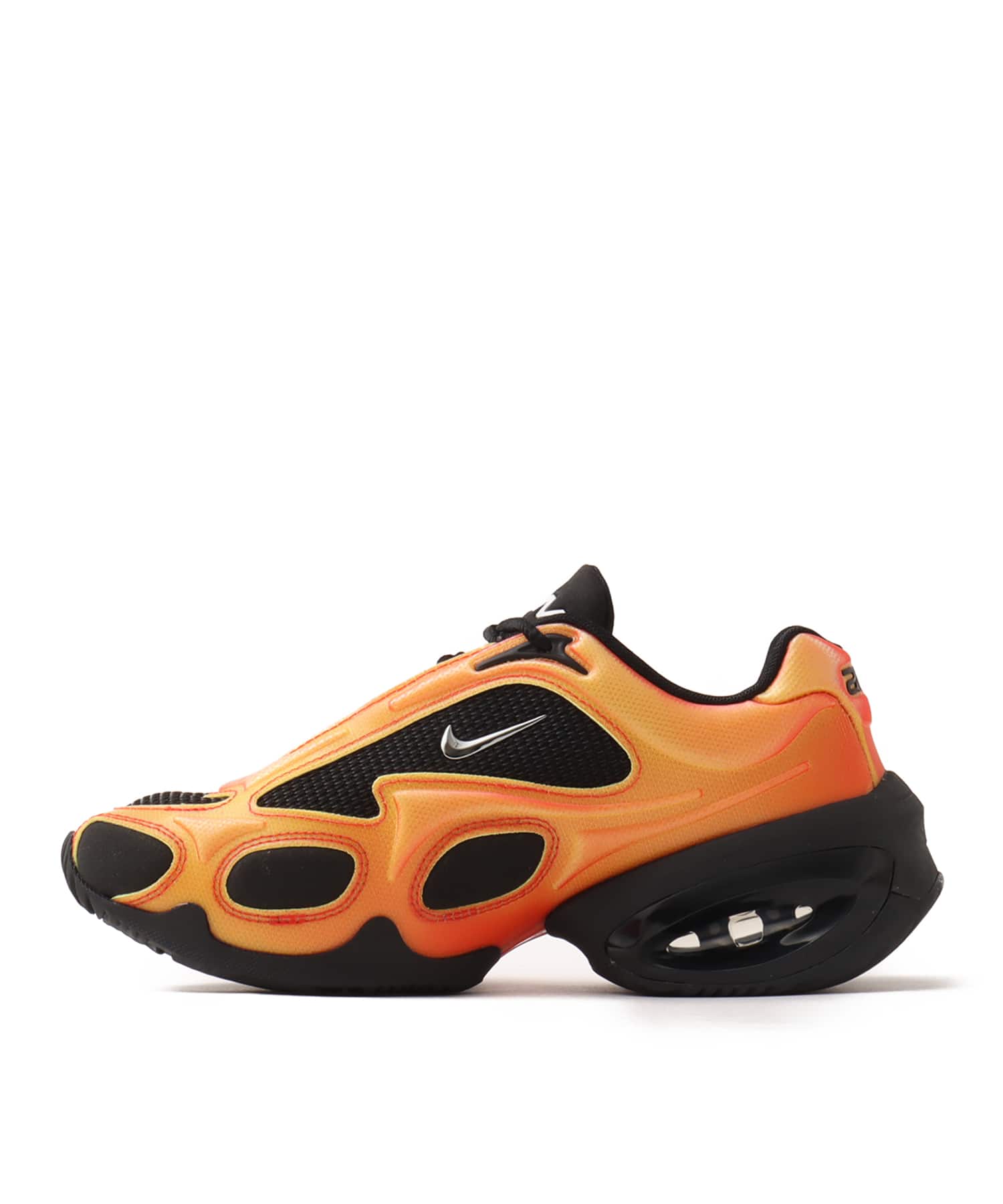 NIKE WMNS AIR MAX MUSE SE - 2 BLACK/METALLIC SILVER-BRIGHT CRIMSONの画像