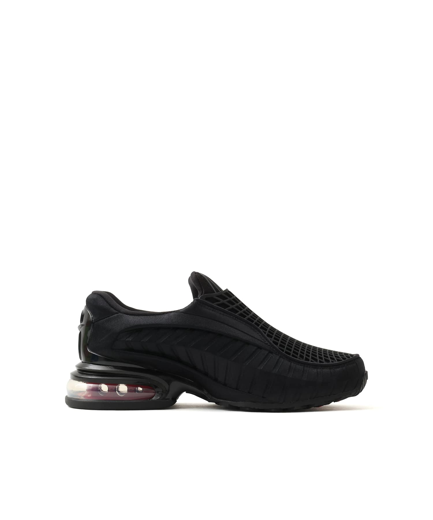 NIKE W AIR MAX DOLCE BLACK/SPORT RED-BLACKの画像