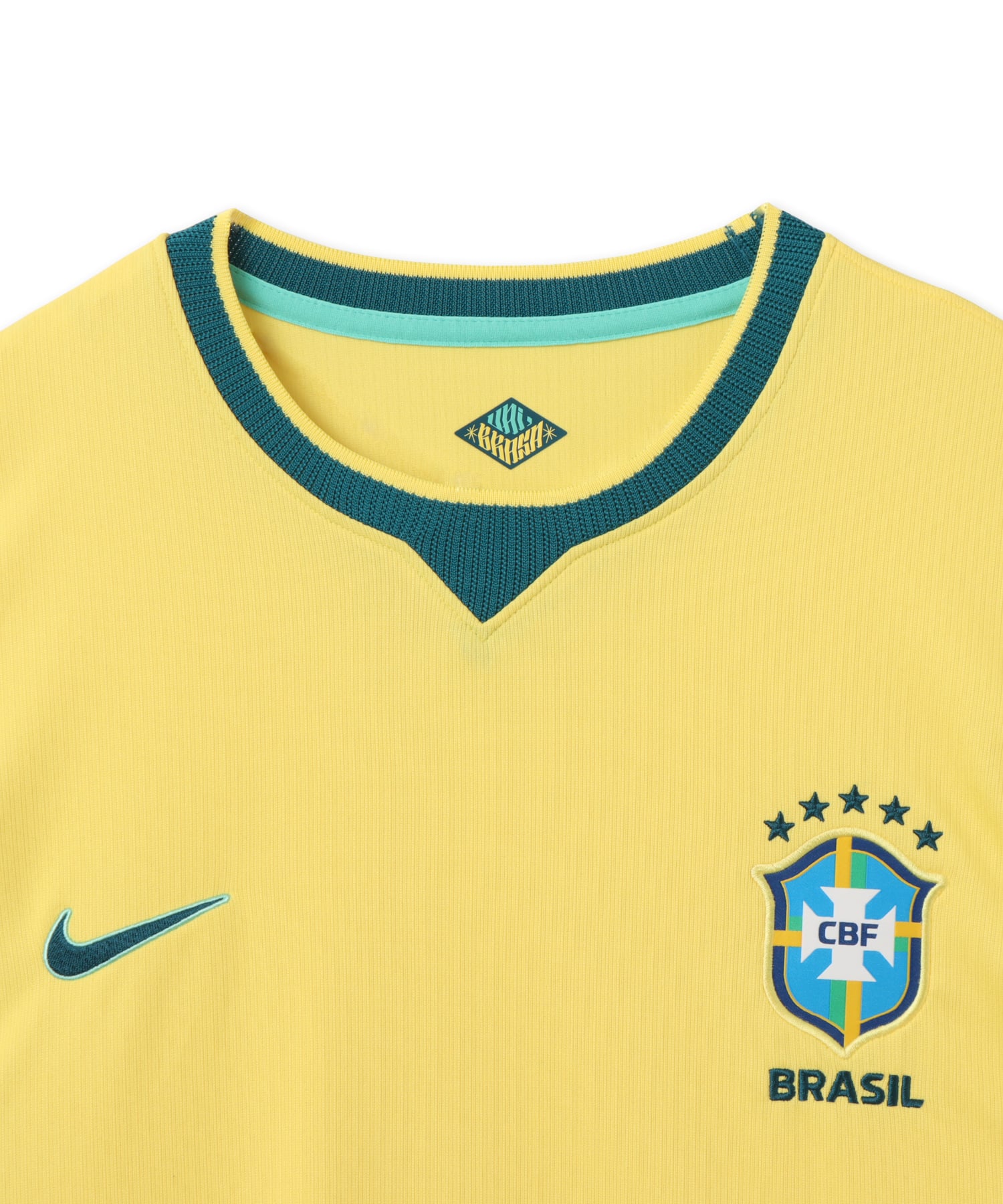 NIKE CBF W NK Dri-FIT Jersey SS Stadium Home CANARY/LIGHT MENTA/(GEODE TEAL) (NO SPON W STAR)の画像