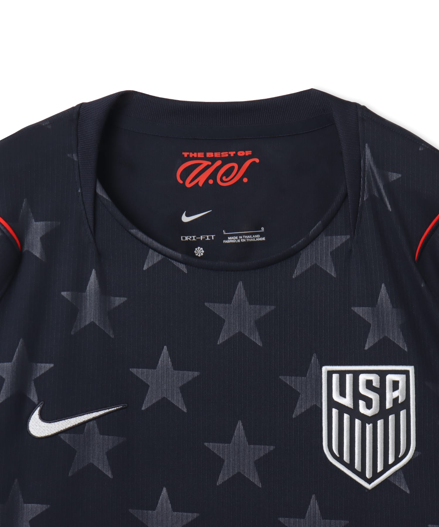 NIKE USA M NK Dri-FIT Jersey SS Stadium Away NAVYの画像