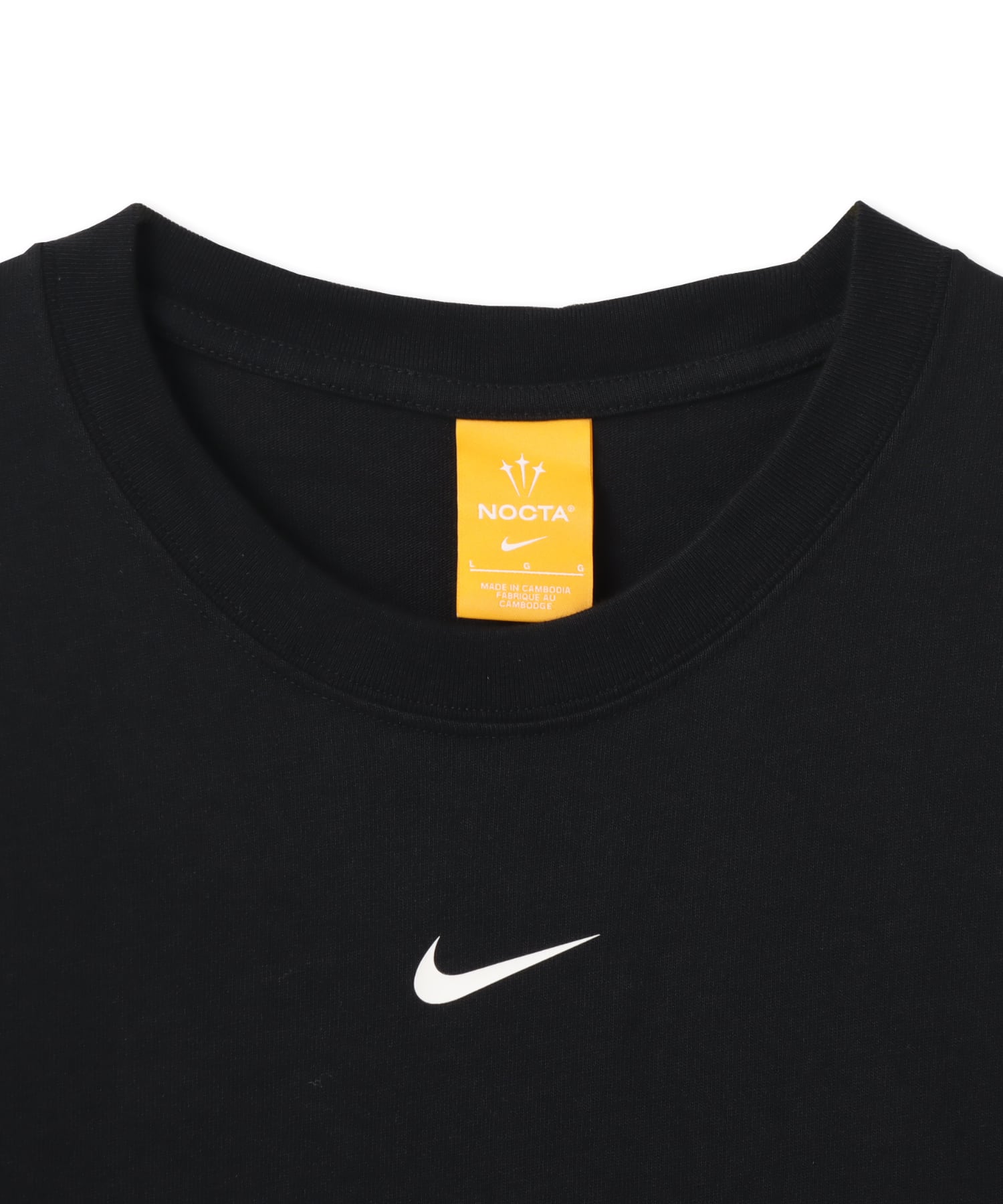 NIKE M NRG NOCTA CS TEE SS BLACK/(WHITE)の画像