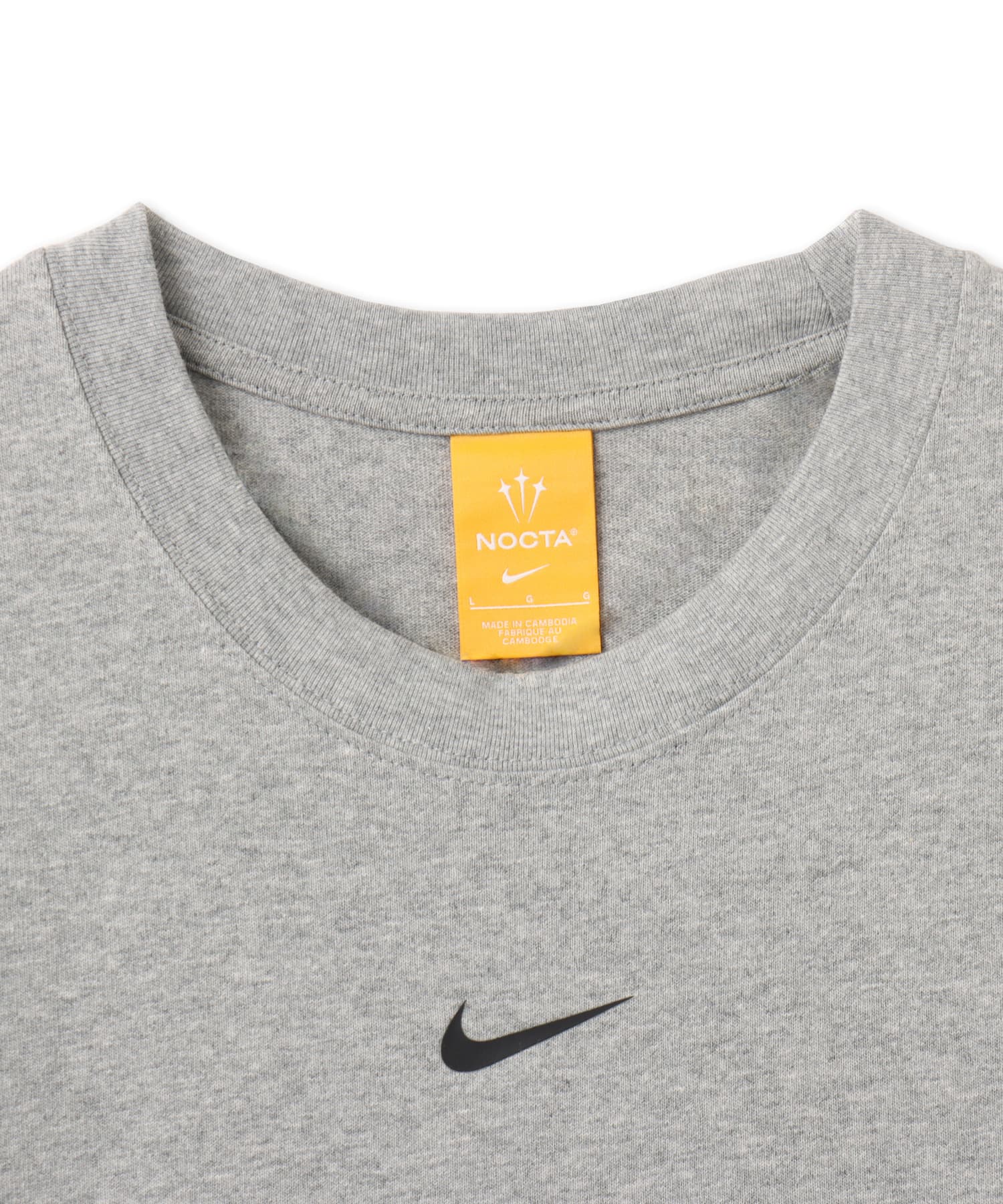 NIKE M NRG NOCTA CS TEE SS DK GREY HEATHER/(BLACK)の画像
