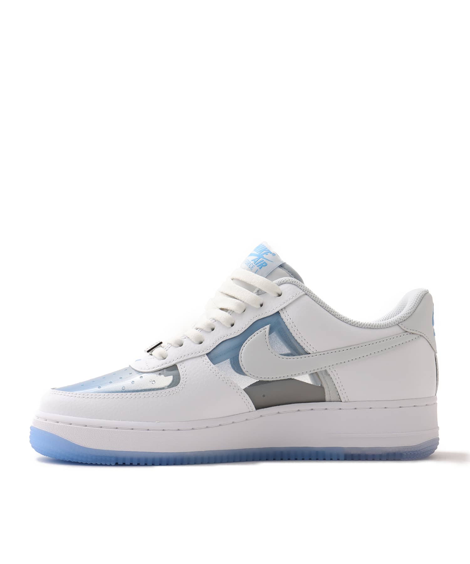 NIKE AIR FORCE 1 RETRO QS WHITE/PURE PLATINUM-UNIVERSITY BLUEの画像