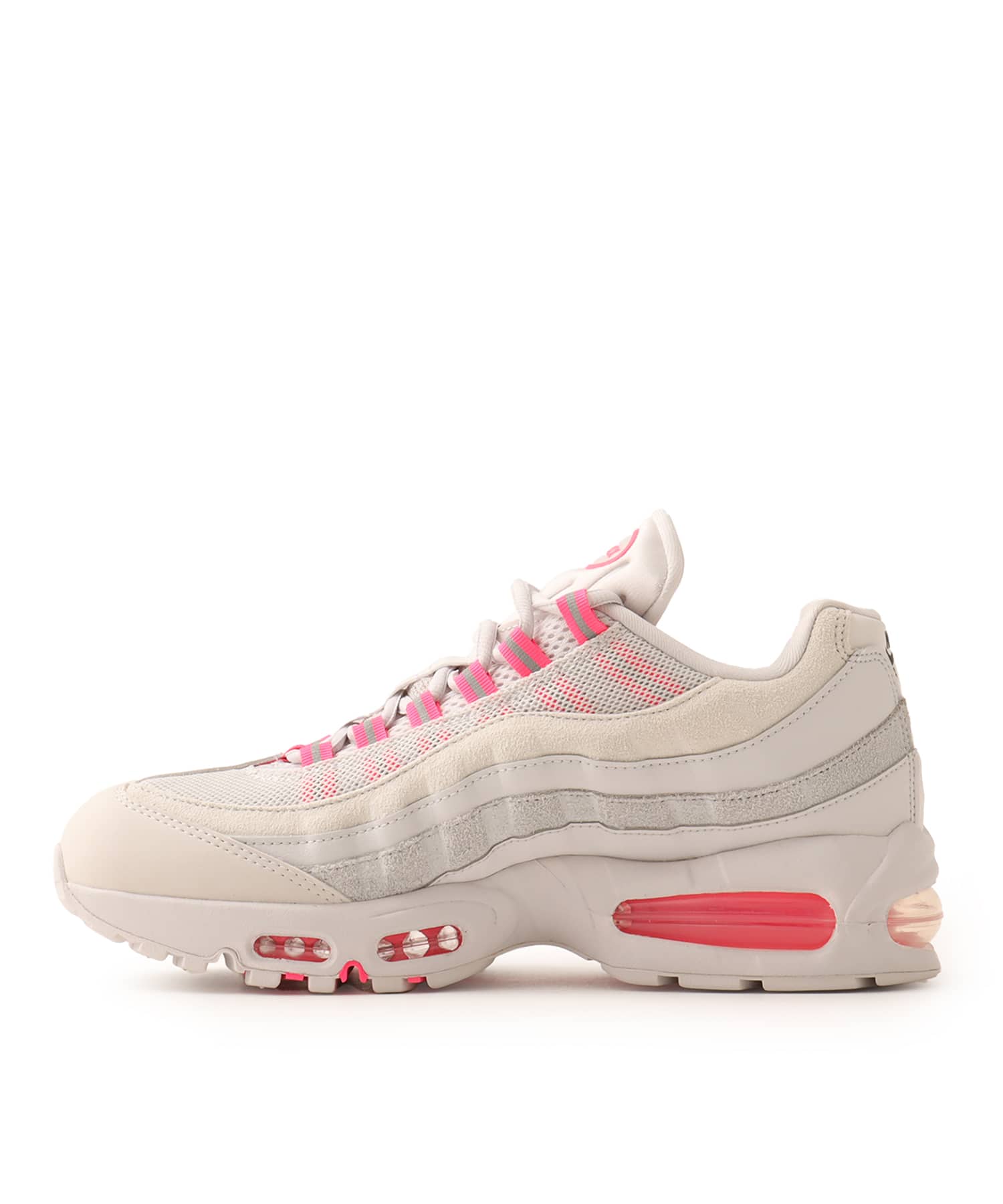 NIKE W AIR MAX 95 VAST GREY/HYPER PINK-PURE PLATINUMの画像