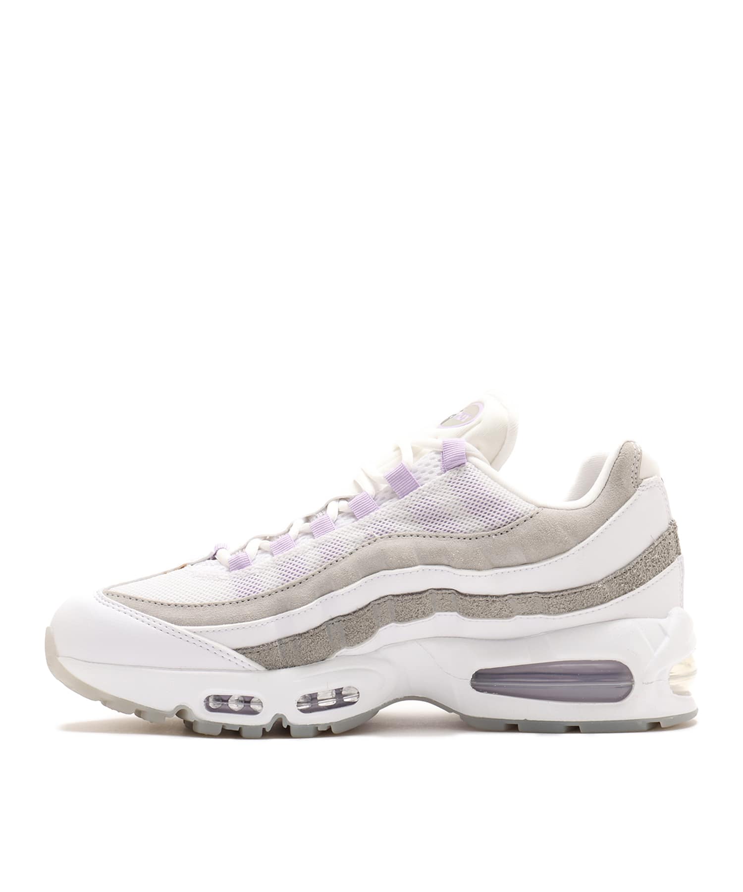 NIKE W AIR MAX 95 WHITE/HYDRANGEAS-LT GRAPHITE-PEARL GREYの画像