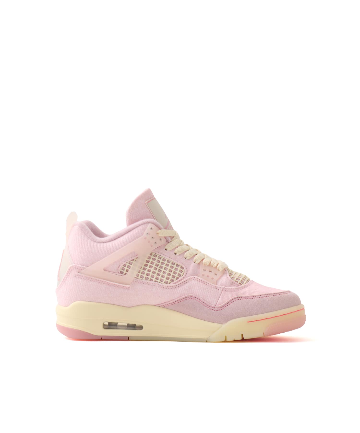 JORDAN BRAND WMNS AIR JORDAN 4 RETRO TEX PEARL PINK/ICED CARMINE-COCONUT MILKの画像