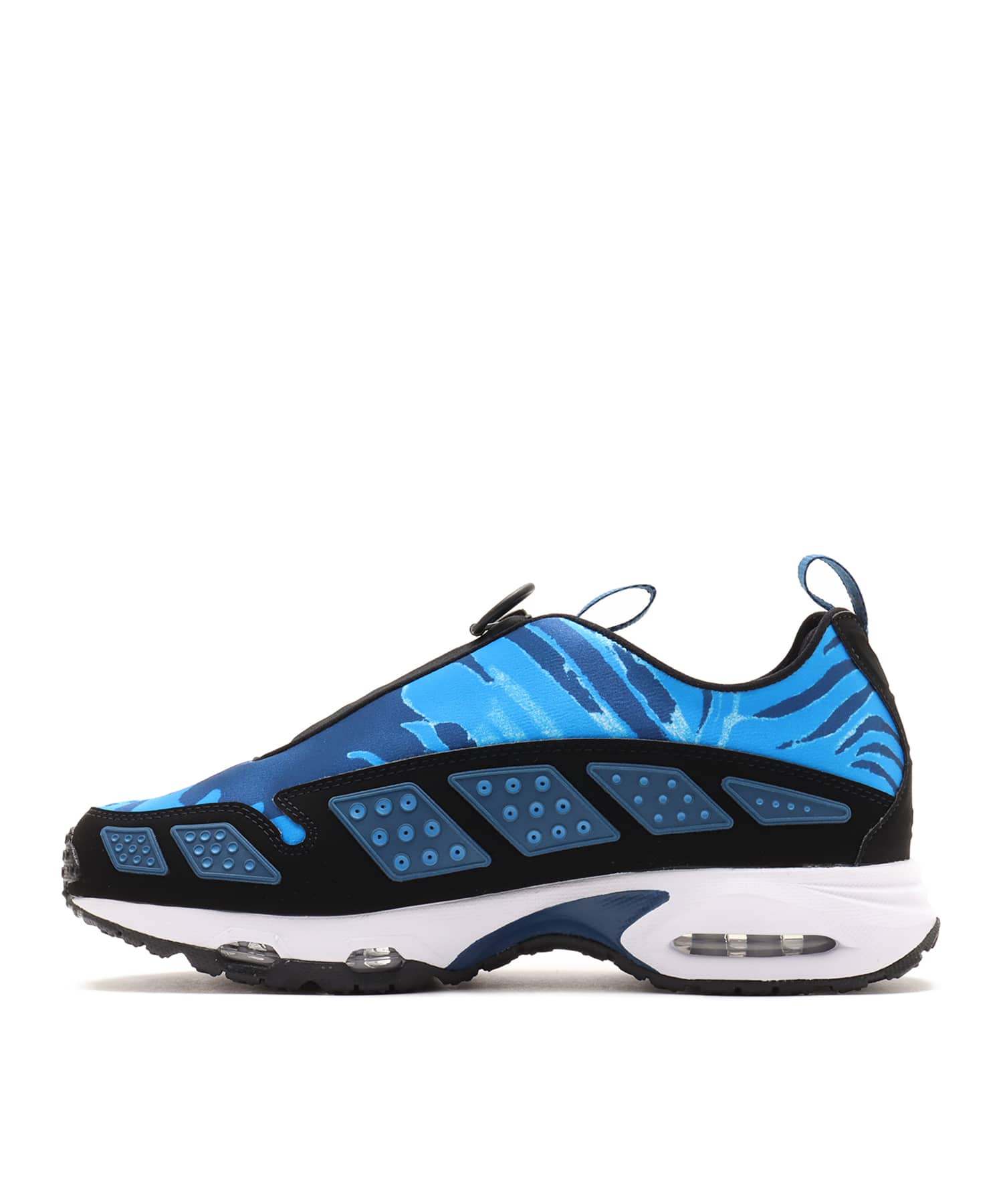 NIKE W AIR MAX SNDR CAMO COURT BLUE/BLACK-ALUMINUM-BLUE TINTの画像