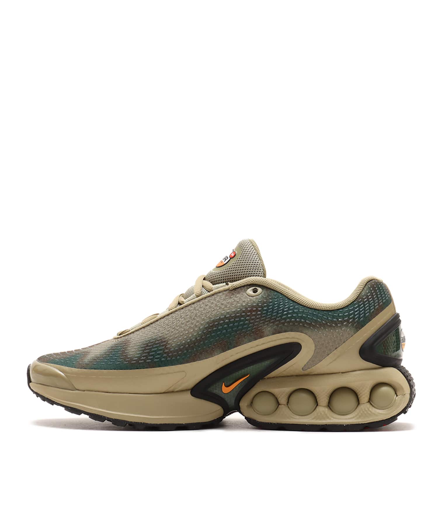 NIKE AIR MAX DN NRG NEUTRAL OLIVE/BRIGHT CERAMIC-BLACK-FIRの画像