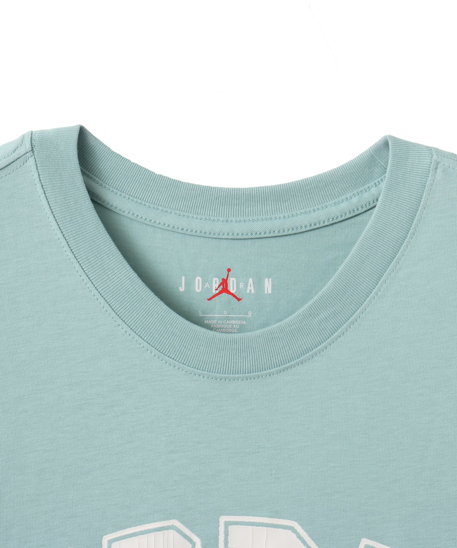 JORDAN BRAND M J MVP WM SS CREW MINERAL/SAIL/SAILの画像