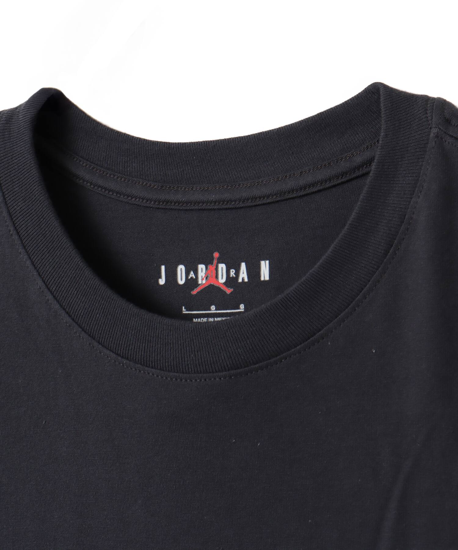 JORDAN BRAND M J CORE BLANK SS CREW MTRSPT OFF NOIR/FIRE REDの画像