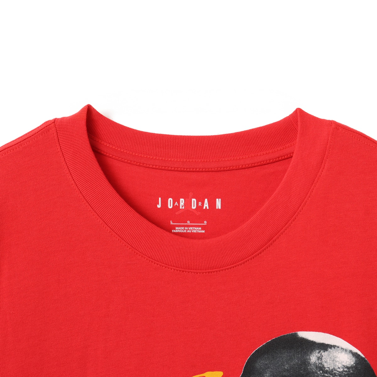 JORDAN BRAND M J STMT 1985 SS CREW MTRSPT FIRE RED/BLACKの画像