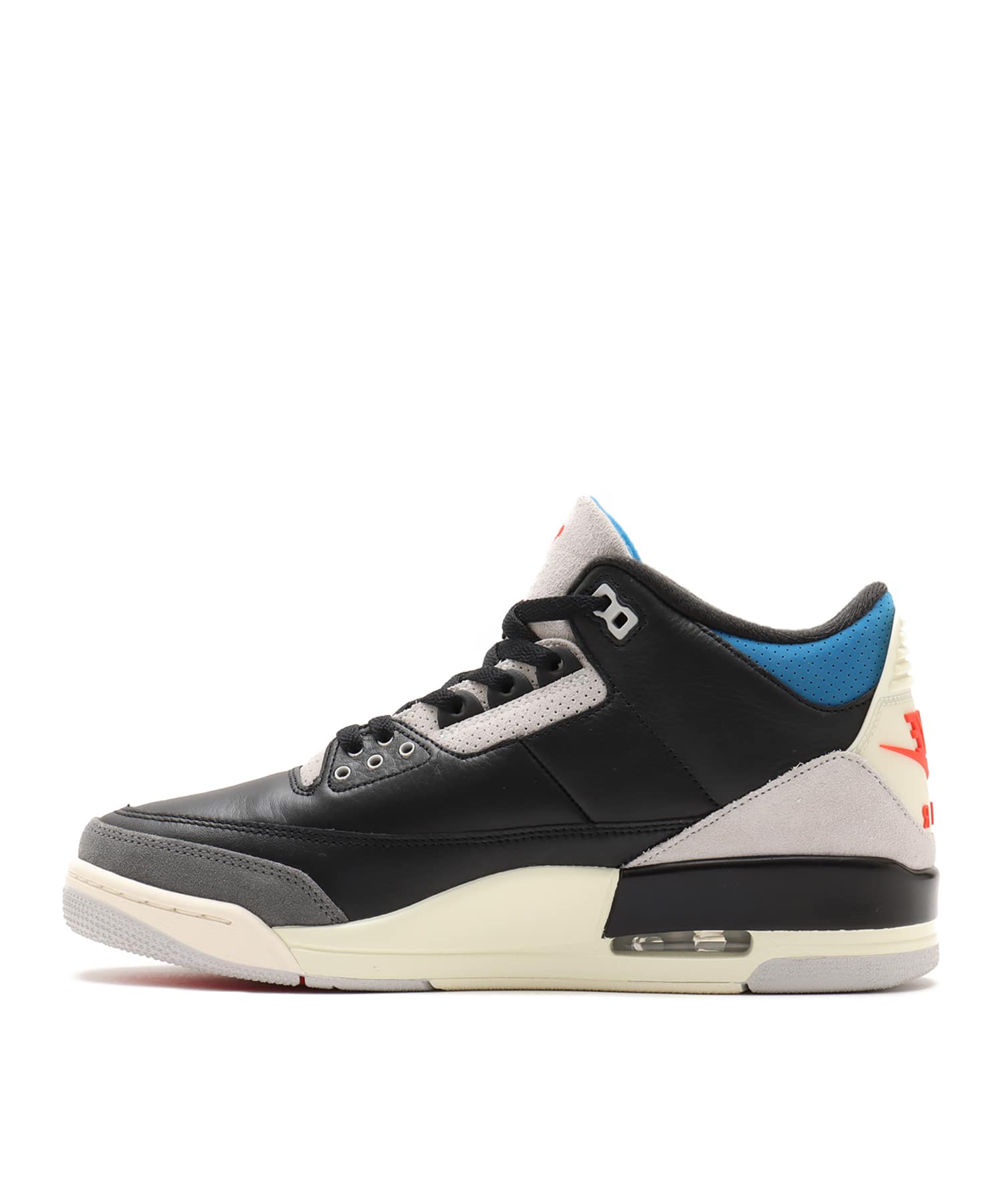 JORDAN BRAND AIR JORDAN 3 RETRO OG BLACK/CHILE RED-NEUTRAL GREYの画像